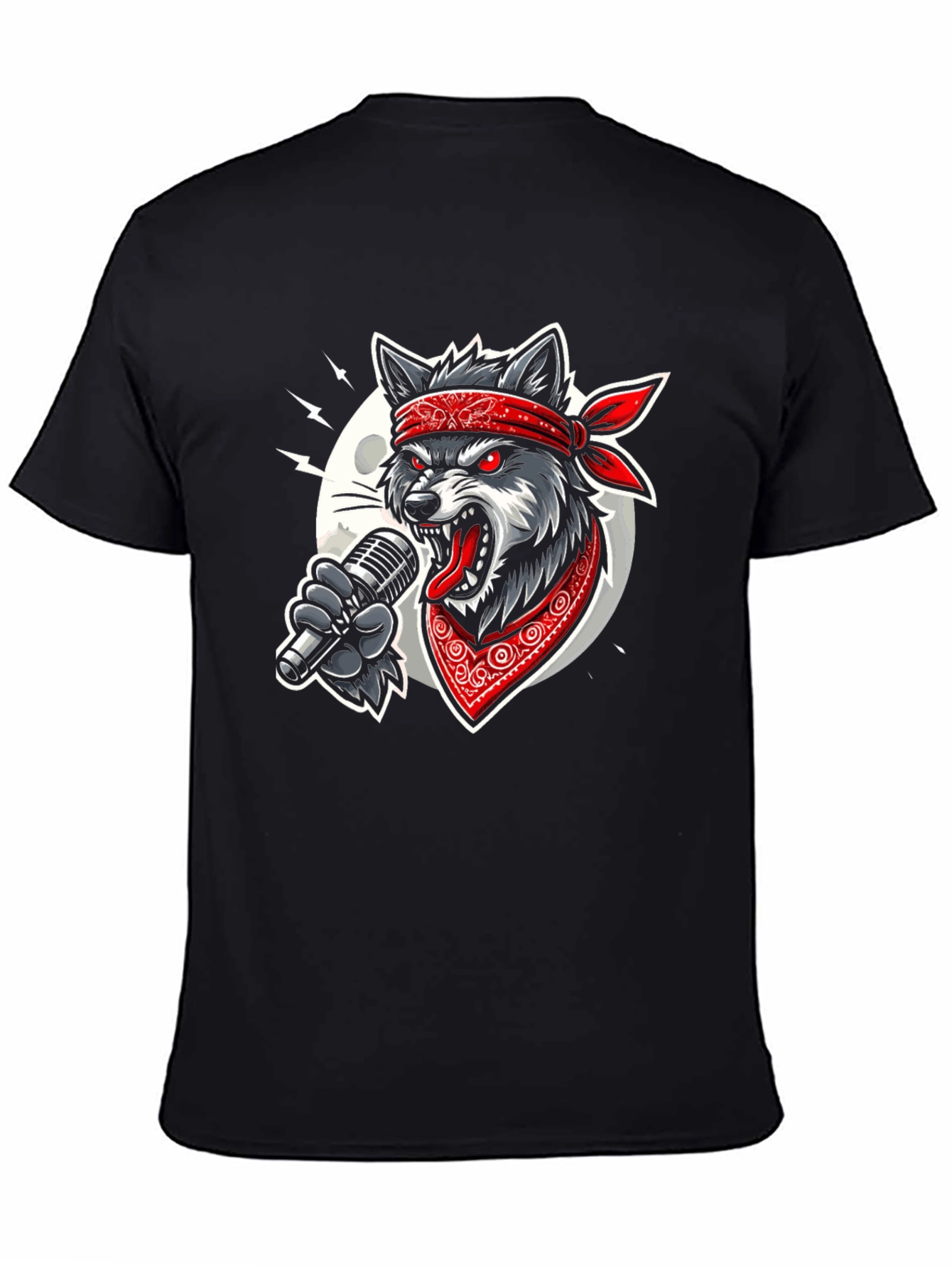 Wolf Rockstar Graphic Tee