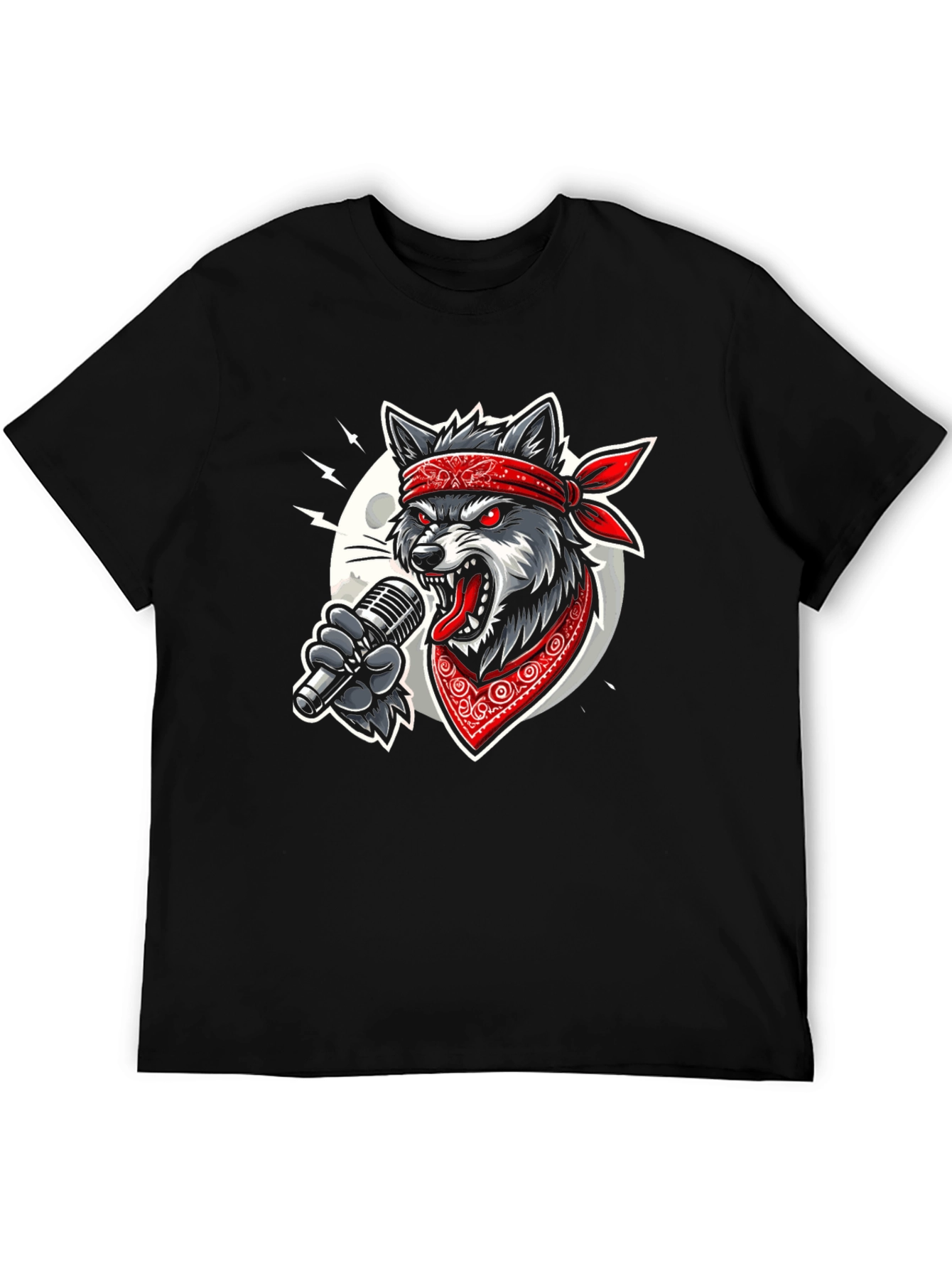Wolf Rockstar Graphic Tee