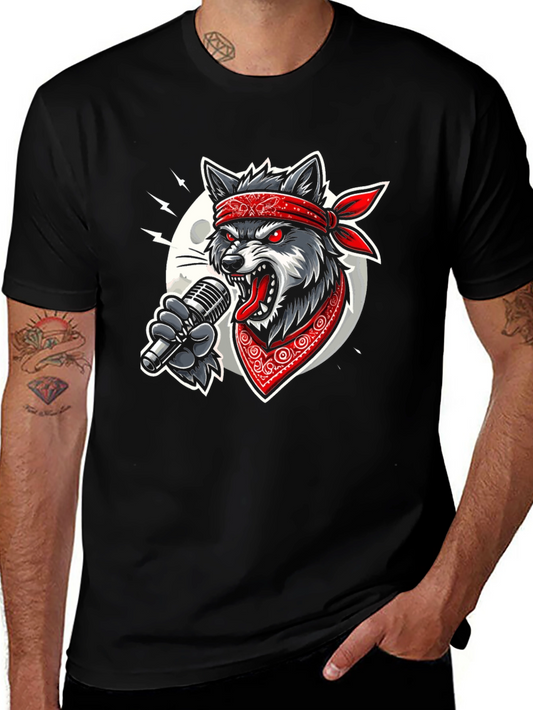 Wolf Rockstar Graphic Tee