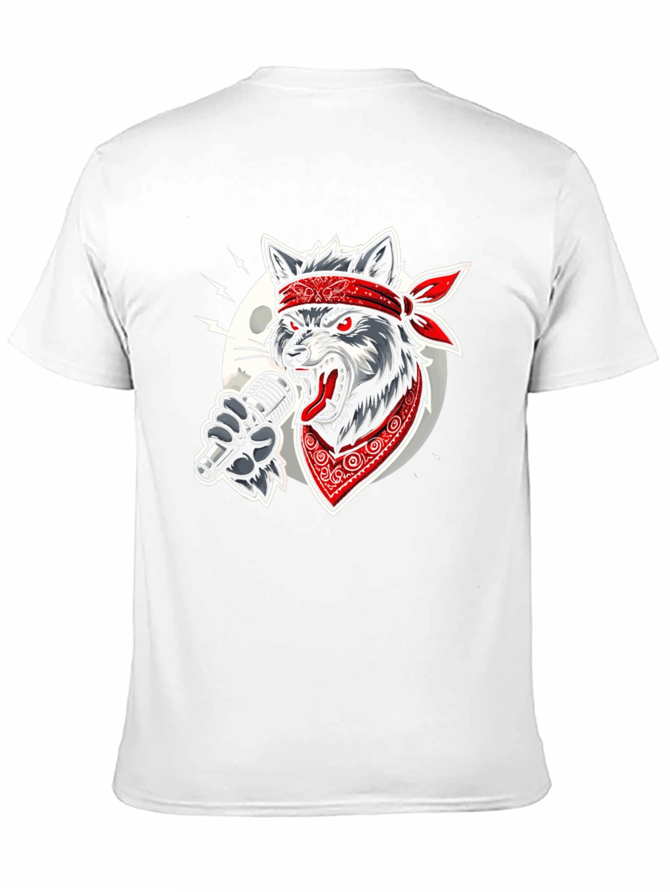 Wolf Rockstar Graphic Tee