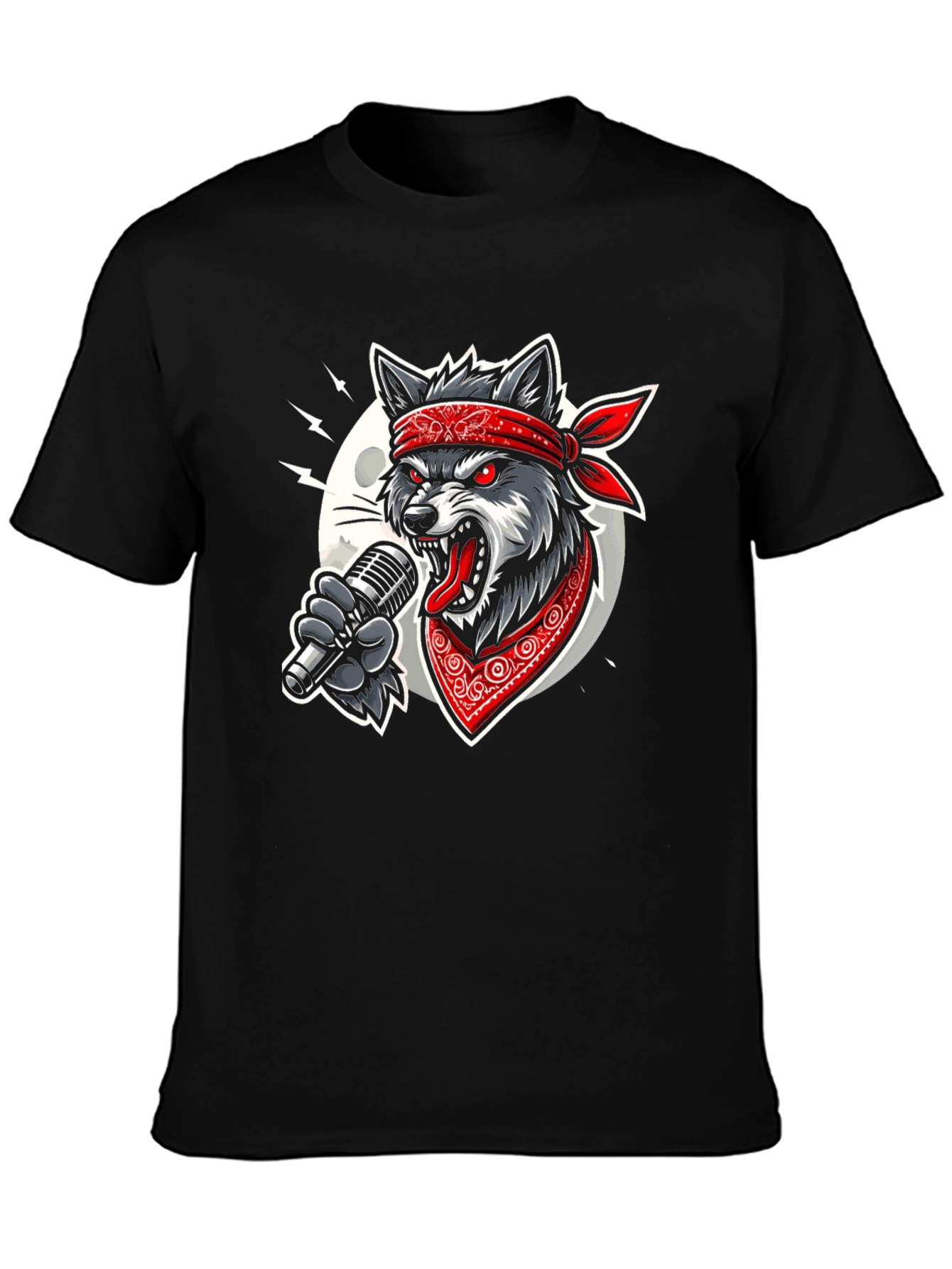 Wolf Rockstar Graphic Tee