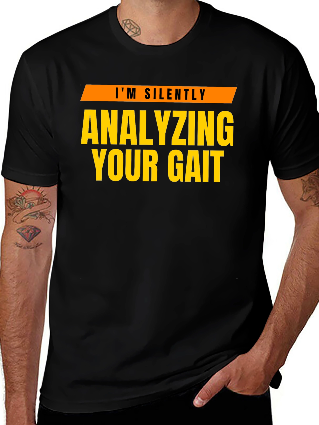 Analyzing Your Gait T-Shirt - Funny Physical Therapy Tee