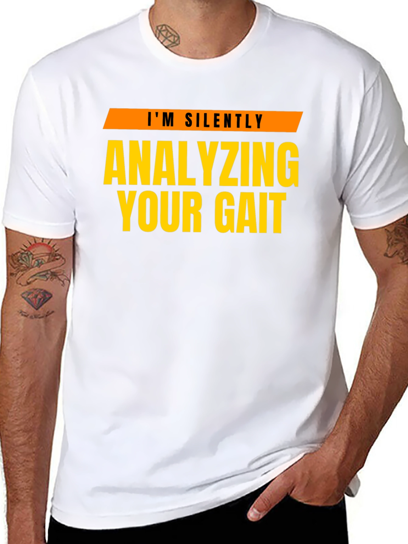 Analyzing Your Gait T-Shirt - Funny Physical Therapy Tee