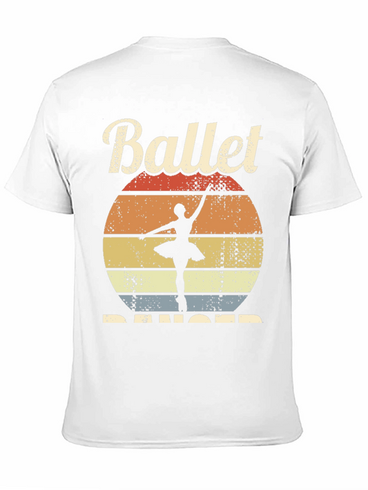 Ballet Dancer Retro Graphic T-Shirt
