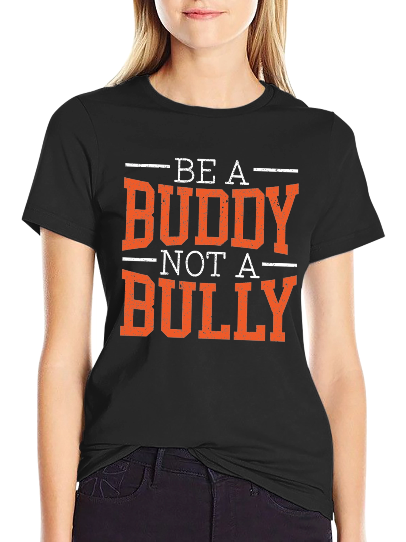Be a Buddy Not a Bully Graphic T-Shirt
