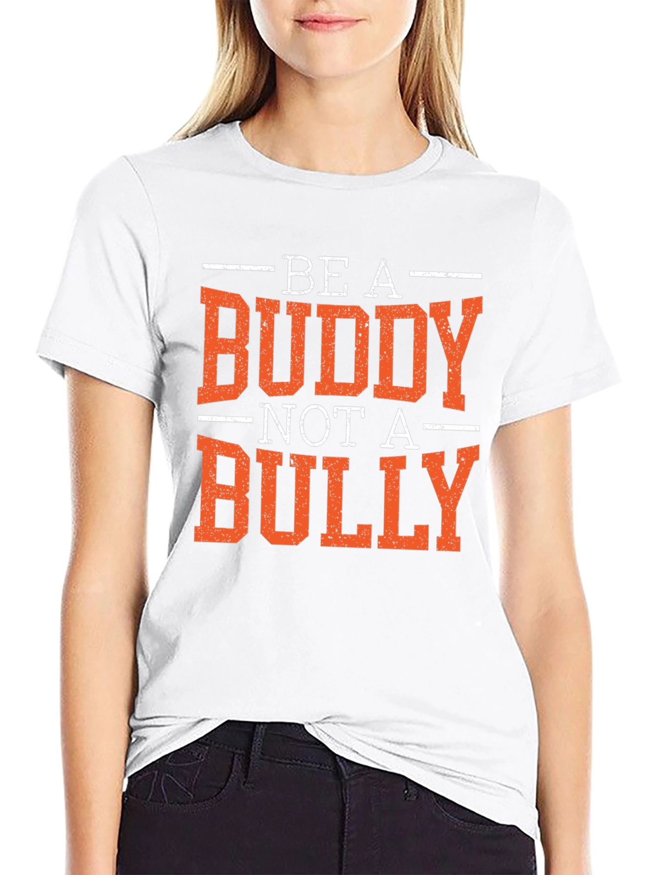 Be a Buddy Not a Bully Graphic T-Shirt