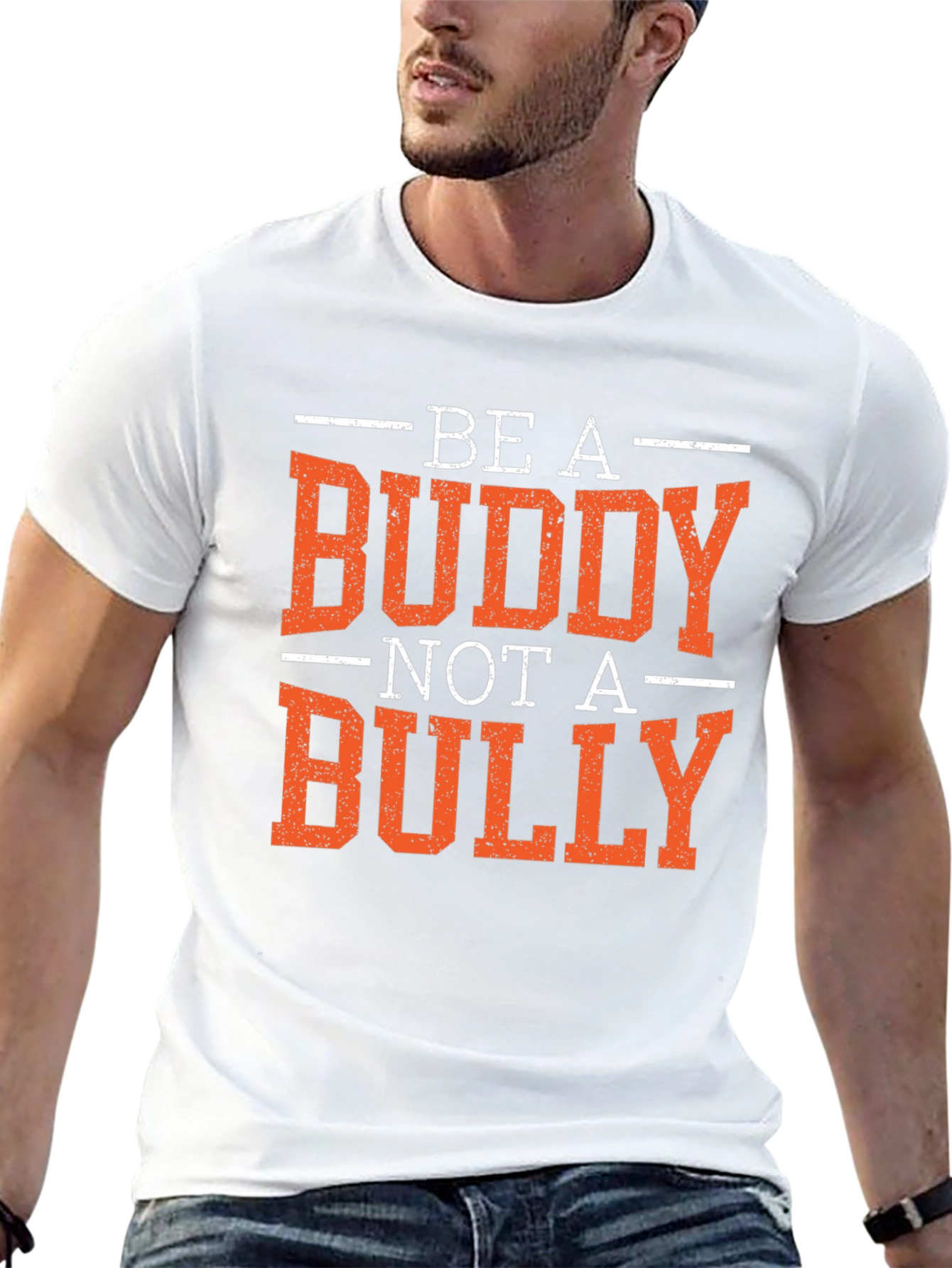 Be a Buddy Not a Bully Graphic T-Shirt