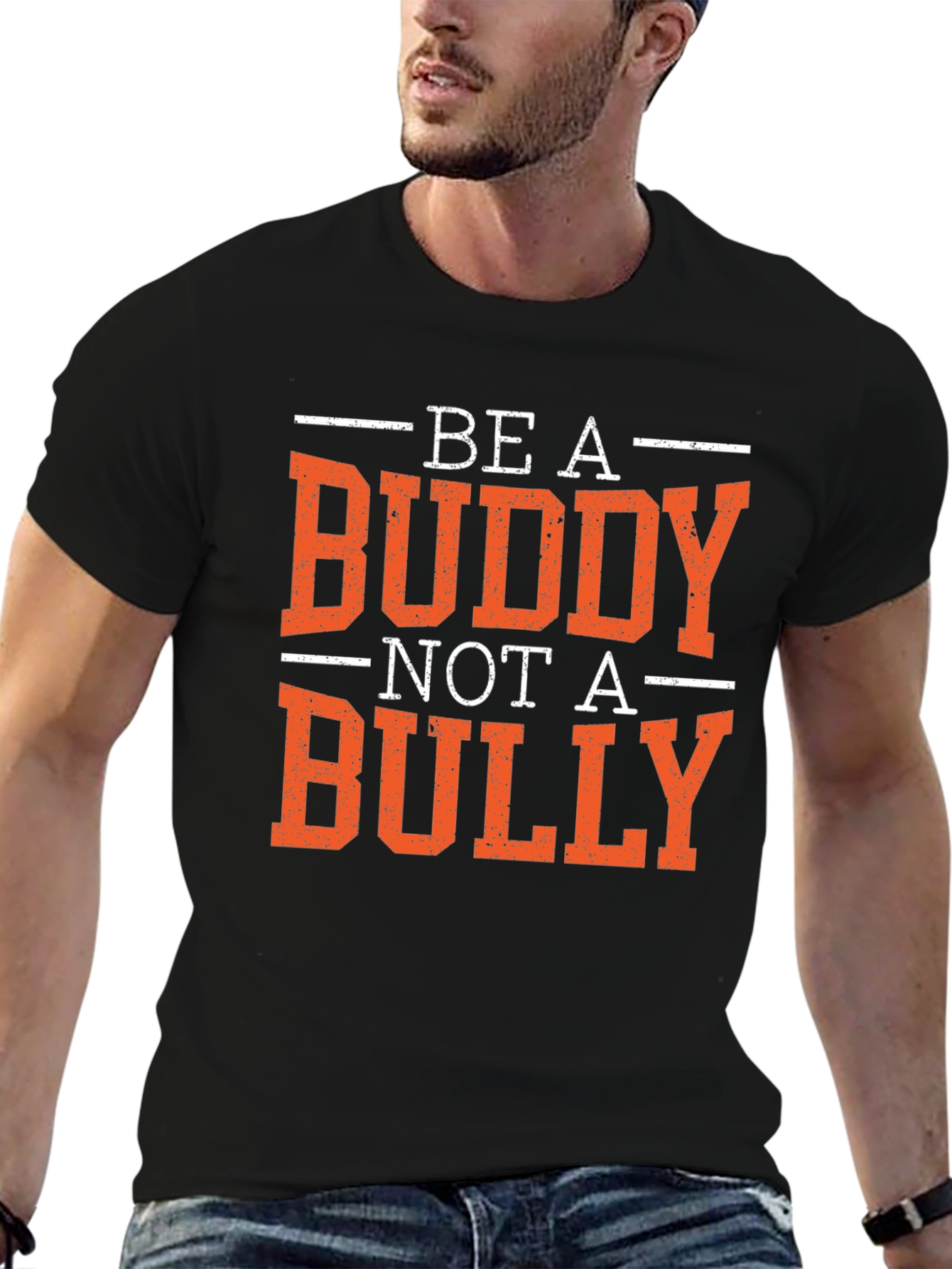 Be a Buddy Not a Bully Graphic T-Shirt