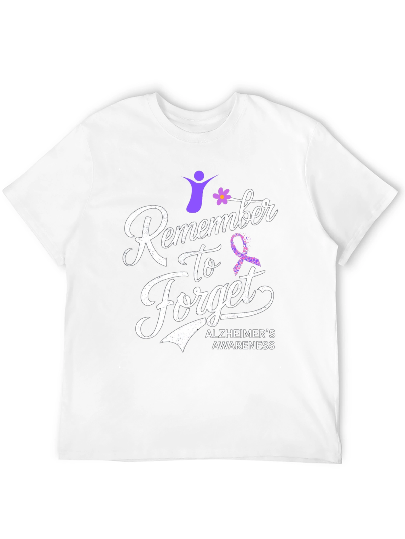Alzheimers Awareness T-Shirt Remember To Forget