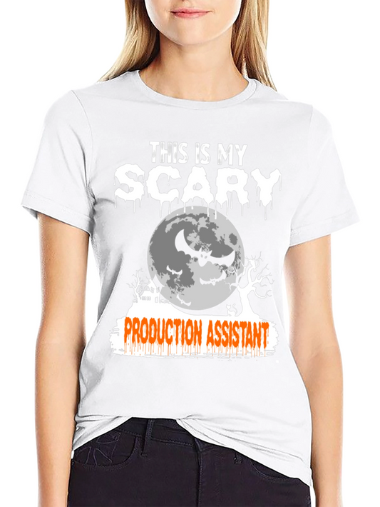 Scary Production Assistant Halloween T-Shirt