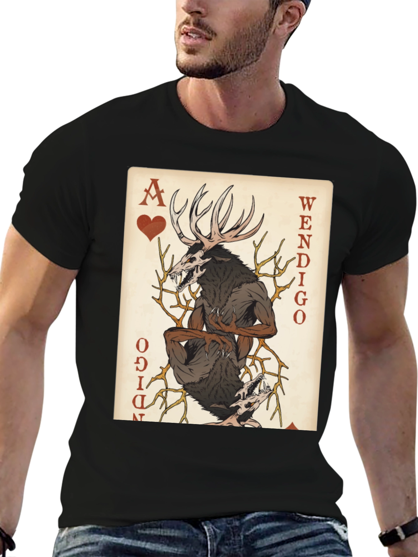 Wendigo Ace of Hearts T-Shirt