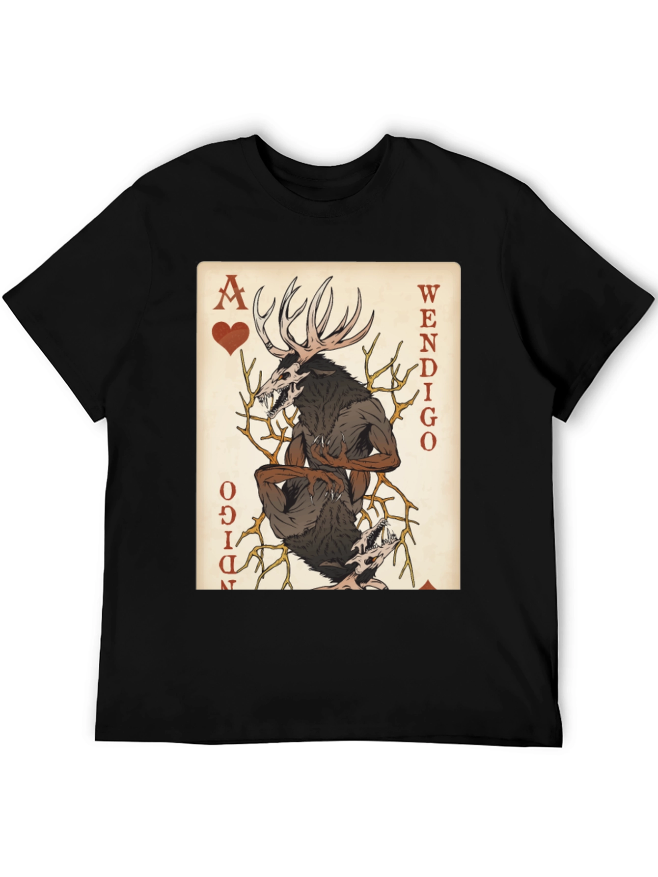 Wendigo Ace of Hearts T-Shirt