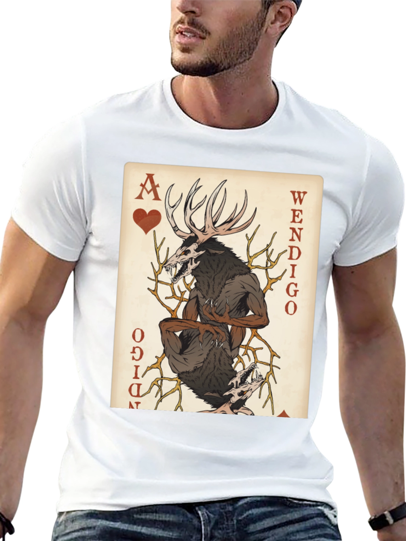 Wendigo Ace of Hearts T-Shirt