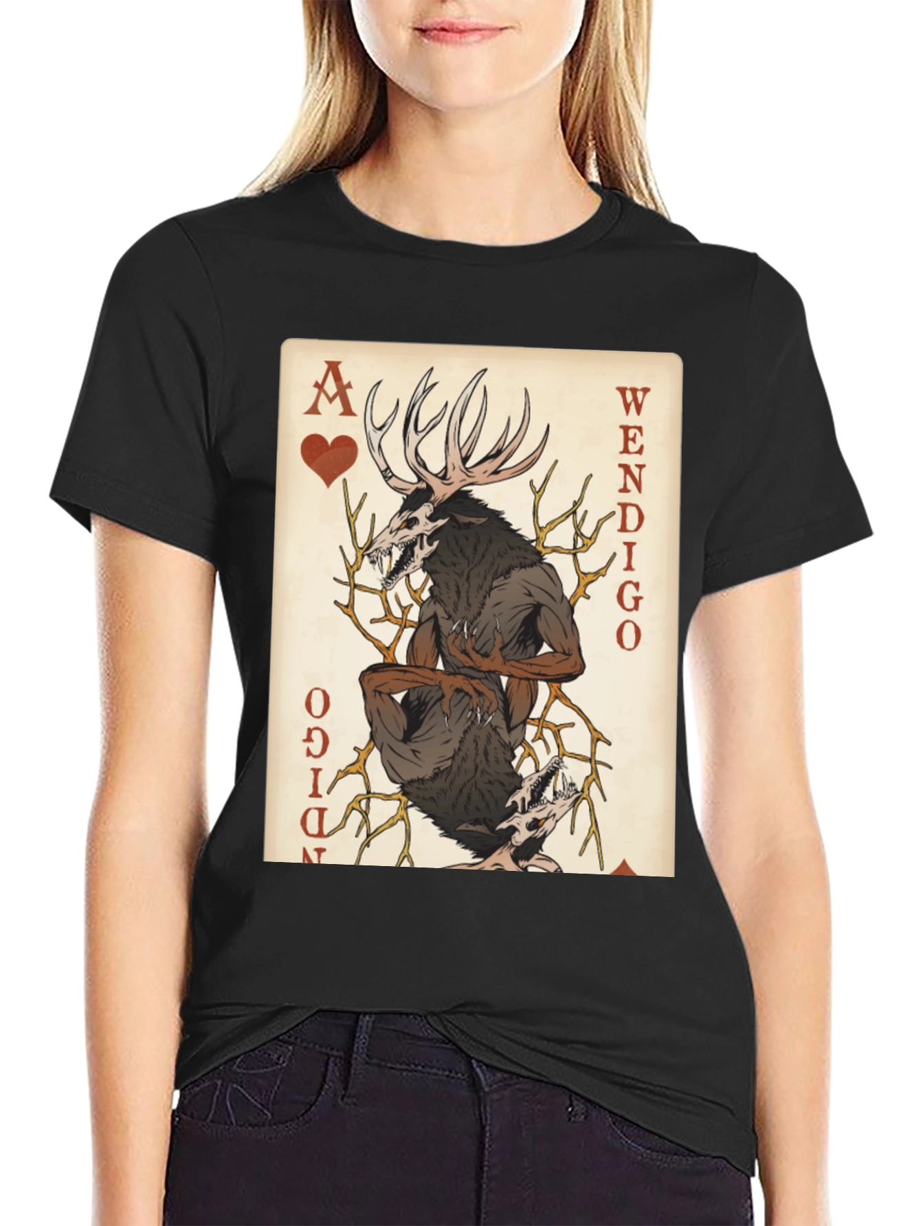 Wendigo Ace of Hearts T-Shirt