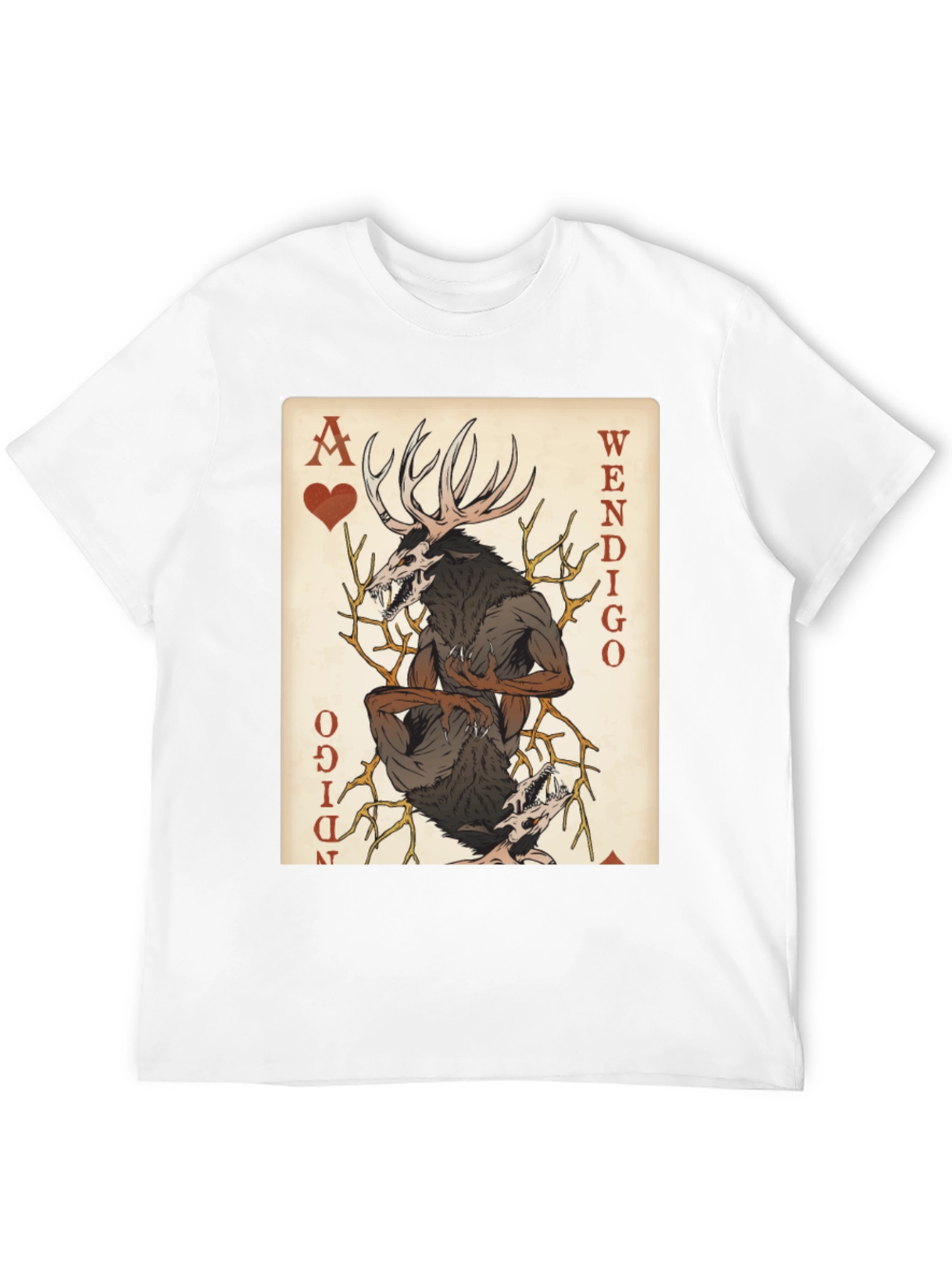 Wendigo Ace of Hearts T-Shirt