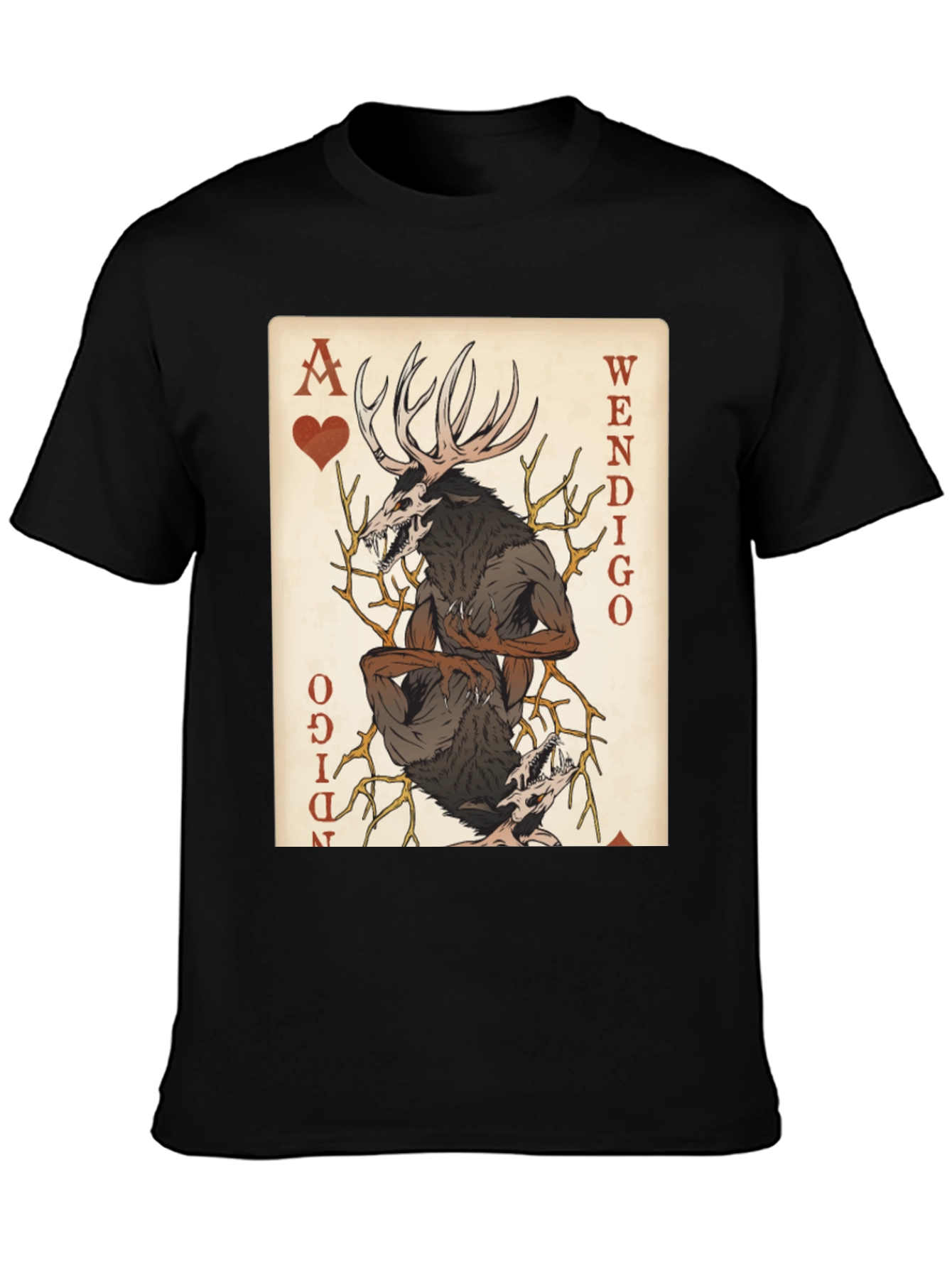 Wendigo Ace of Hearts T-Shirt
