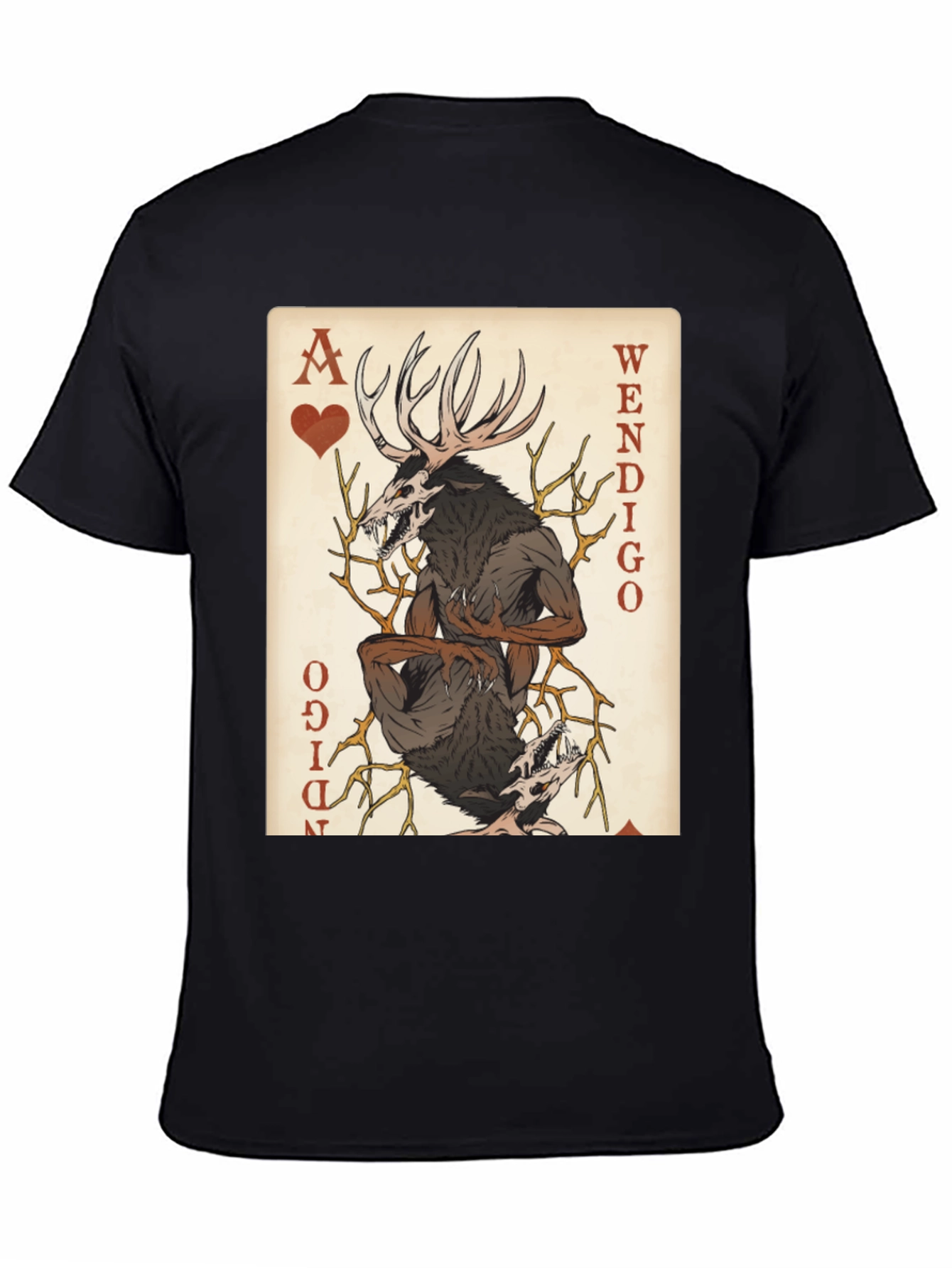 Wendigo Ace of Hearts T-Shirt