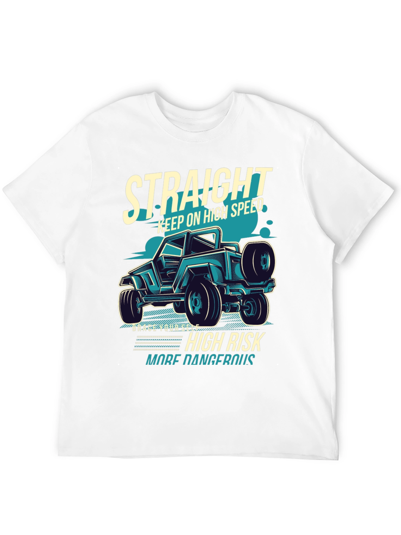 Straight High Speed Graphic Tee - Off-Road Adventure