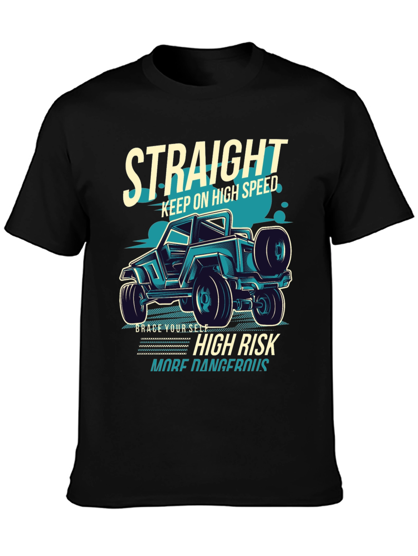 Straight High Speed Graphic Tee - Off-Road Adventure