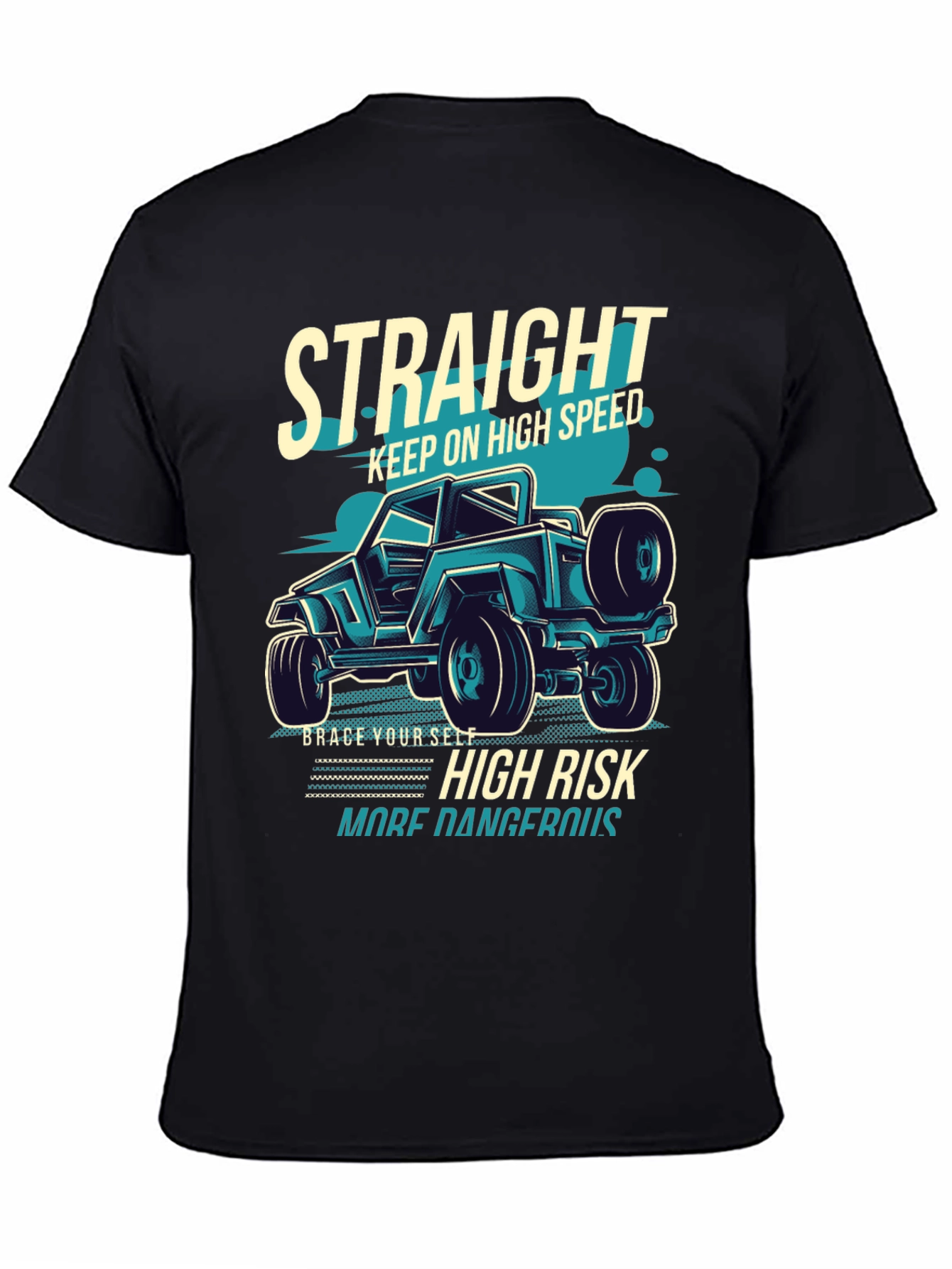 Straight High Speed Graphic Tee - Off-Road Adventure