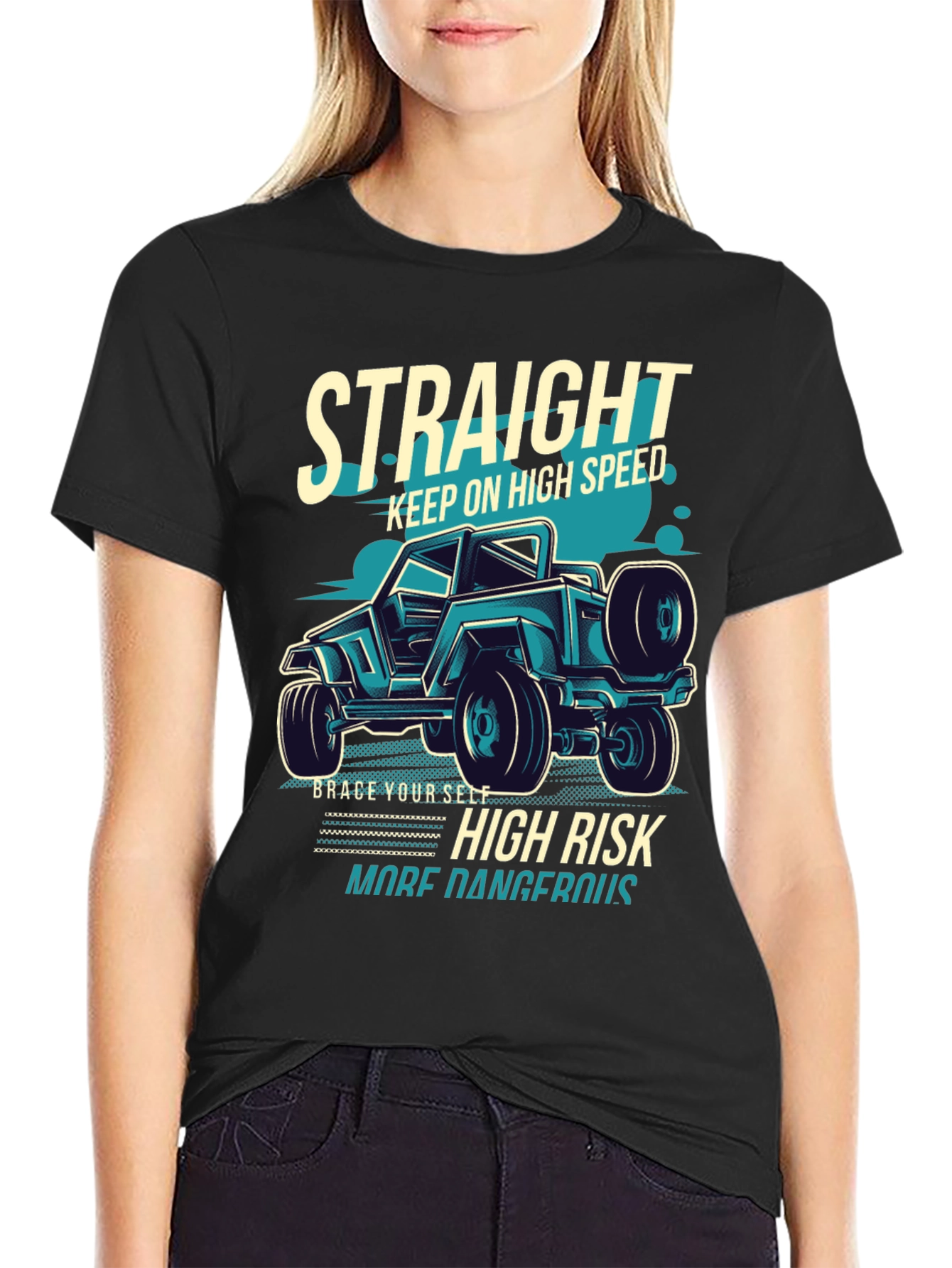 Straight High Speed Graphic Tee - Off-Road Adventure
