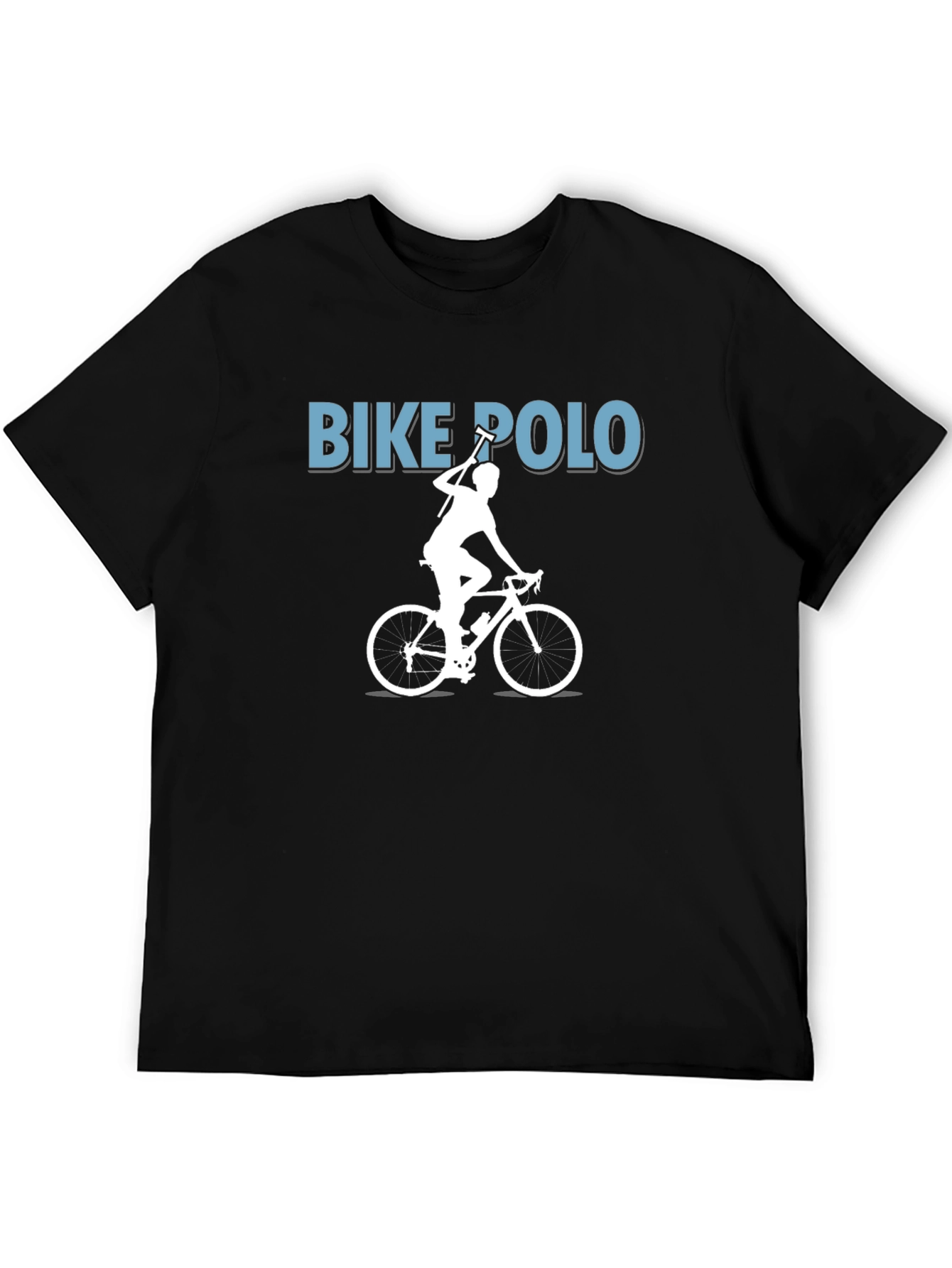 Bike Polo Graphic Tee - Cycling Sport Shirt