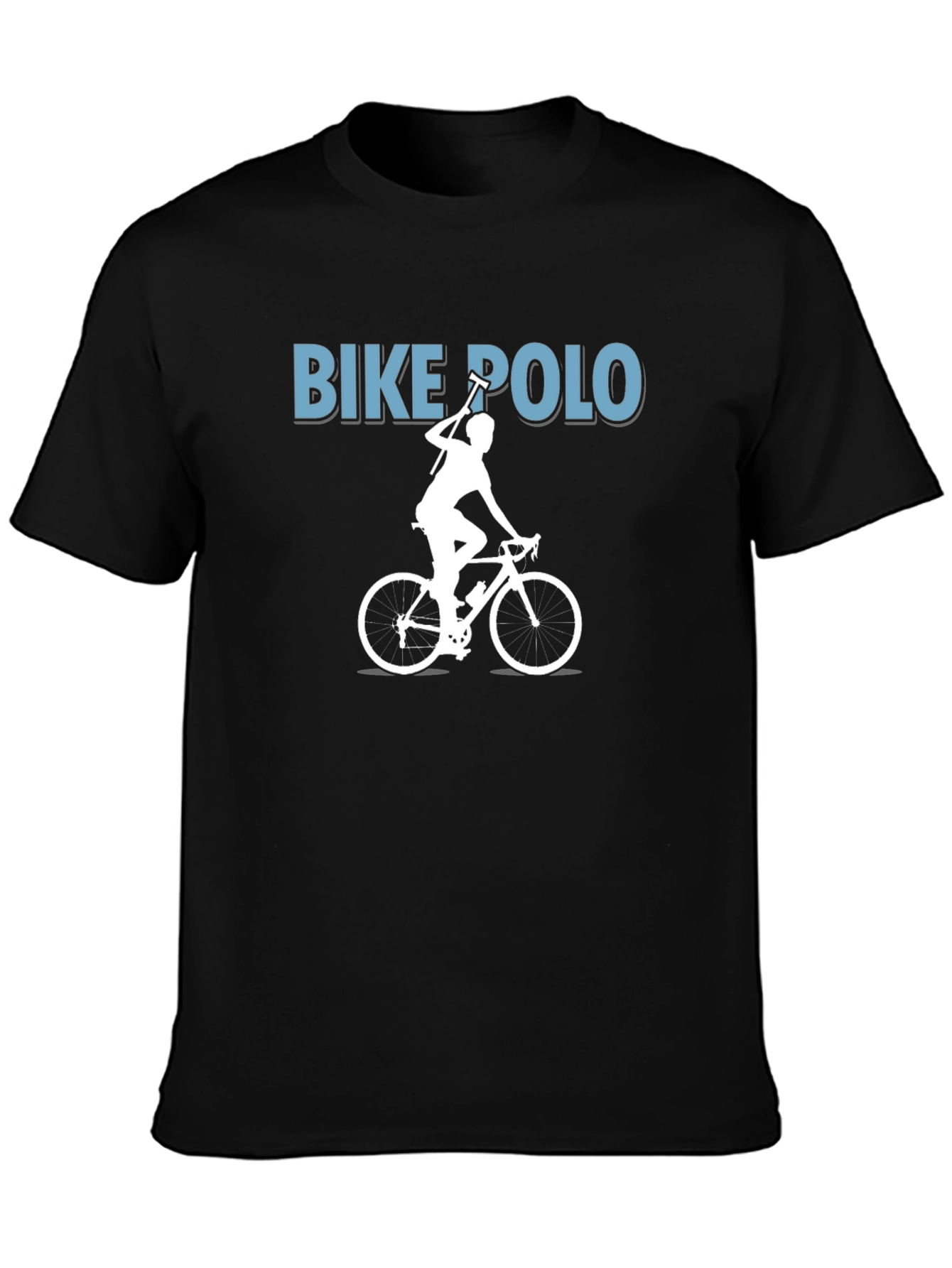 Bike Polo Graphic Tee - Cycling Sport Shirt