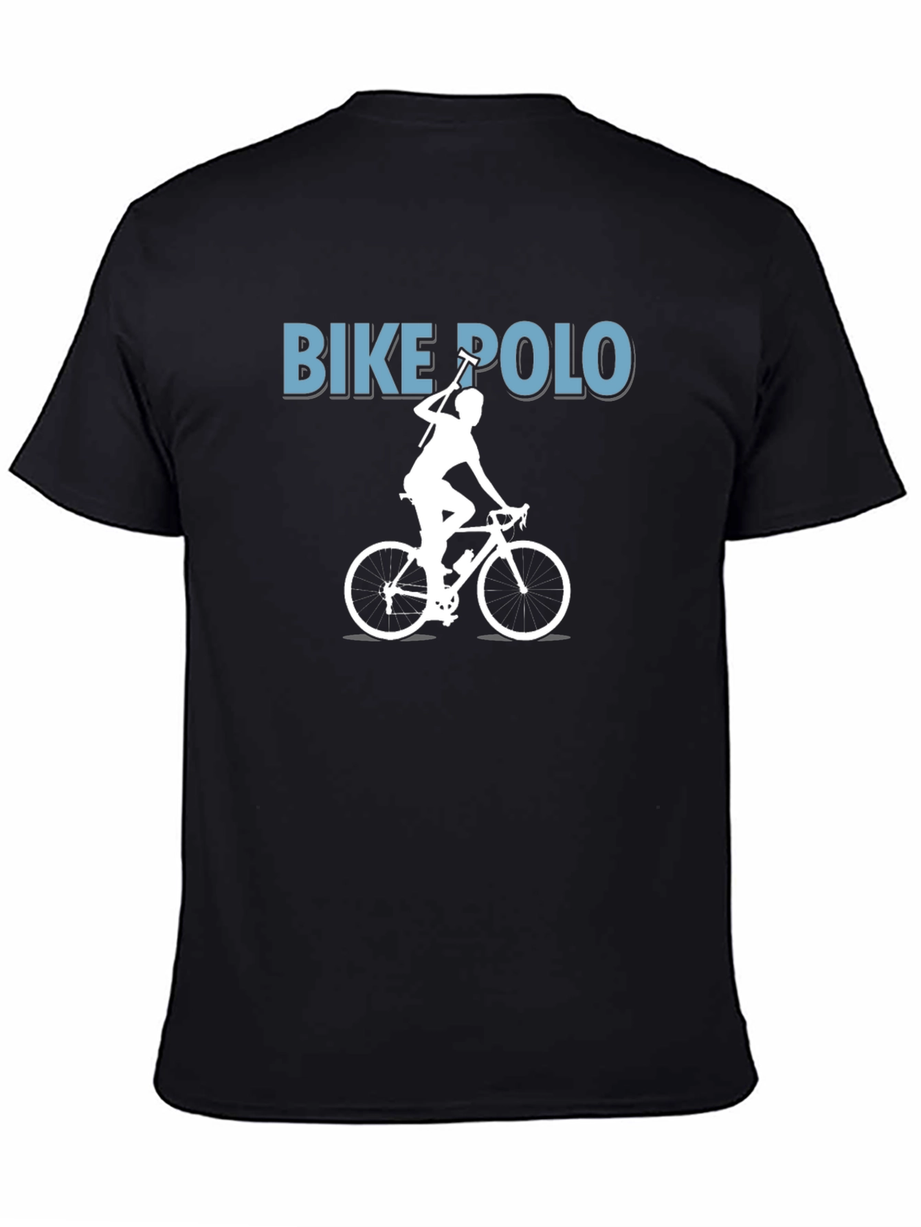 Bike Polo Graphic Tee - Cycling Sport Shirt