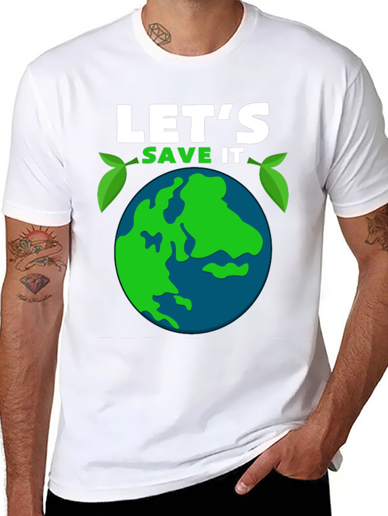 Save the Earth Graphic Tee - Eco-Friendly T-Shirt