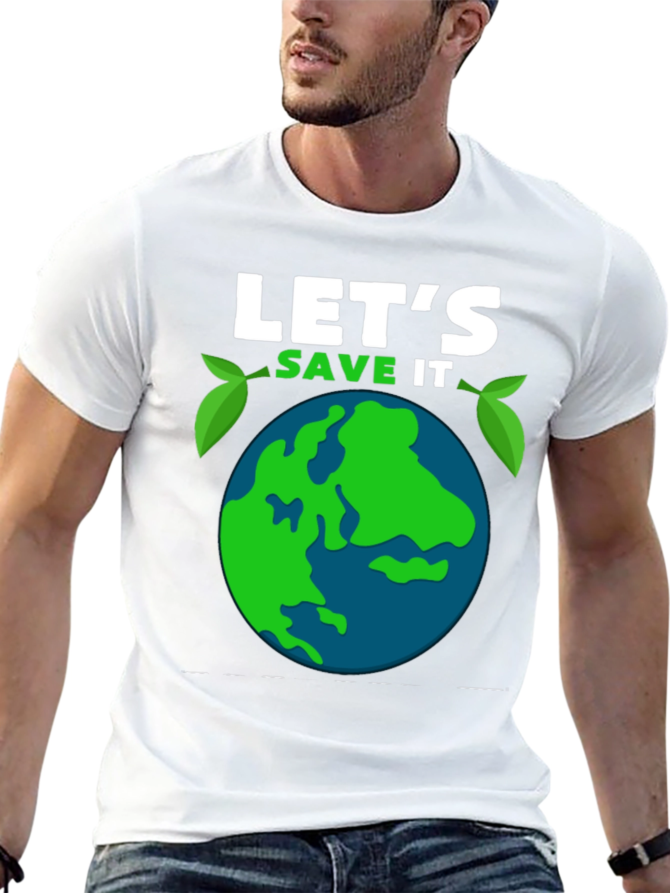 Save the Earth Graphic Tee - Eco-Friendly T-Shirt