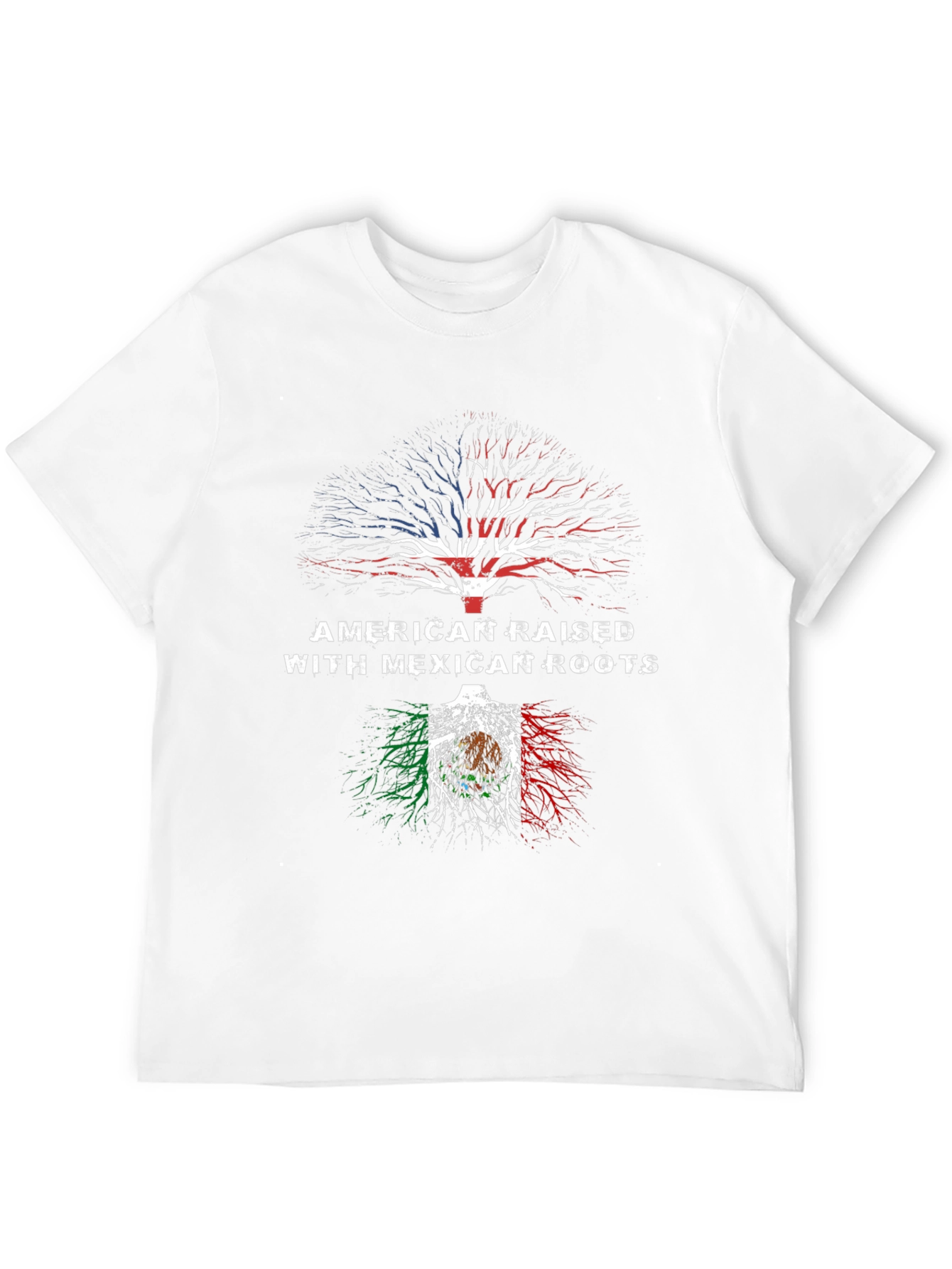 American Raised with Mexican Roots T-Shirt