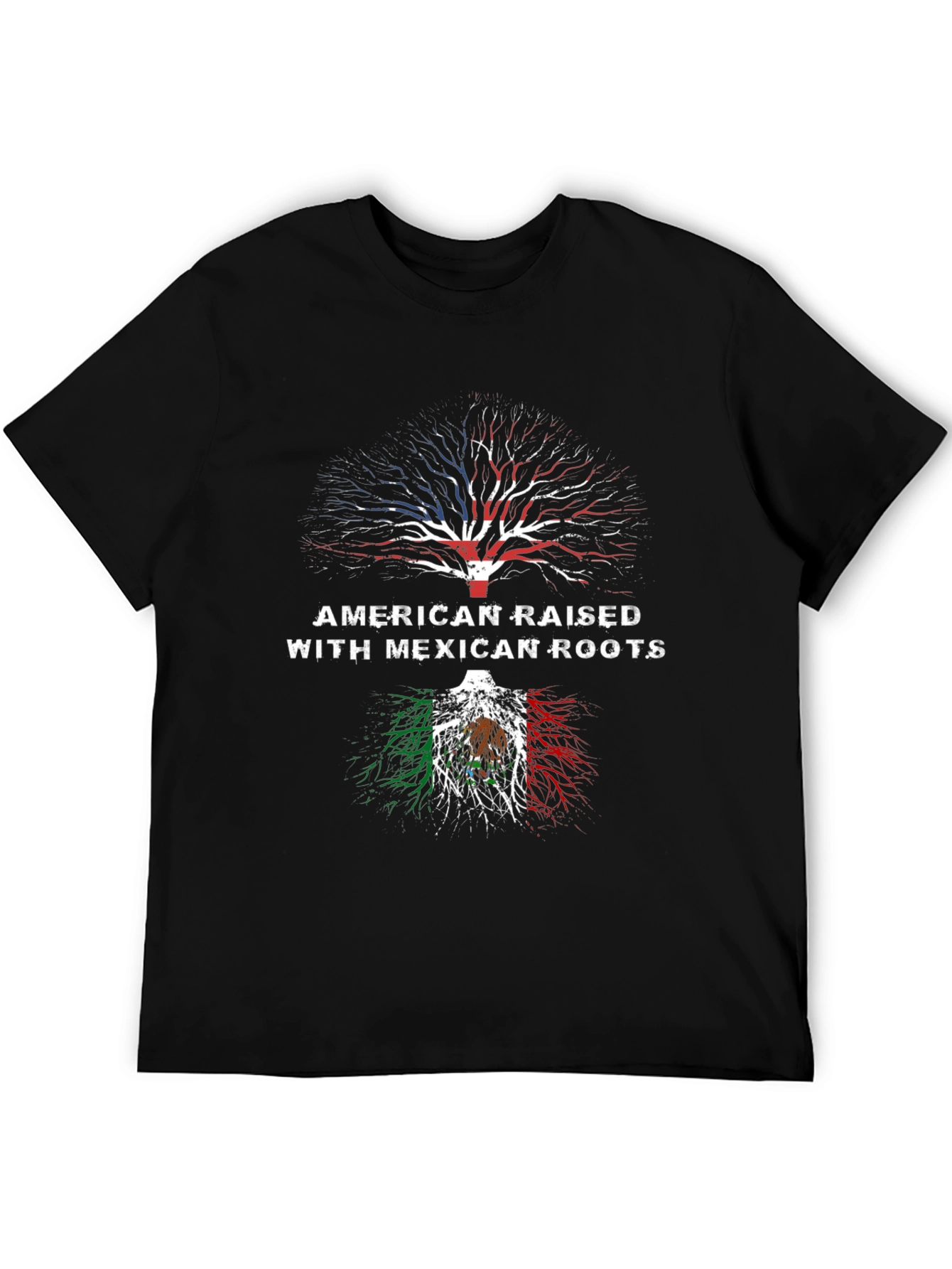 American Raised with Mexican Roots T-Shirt