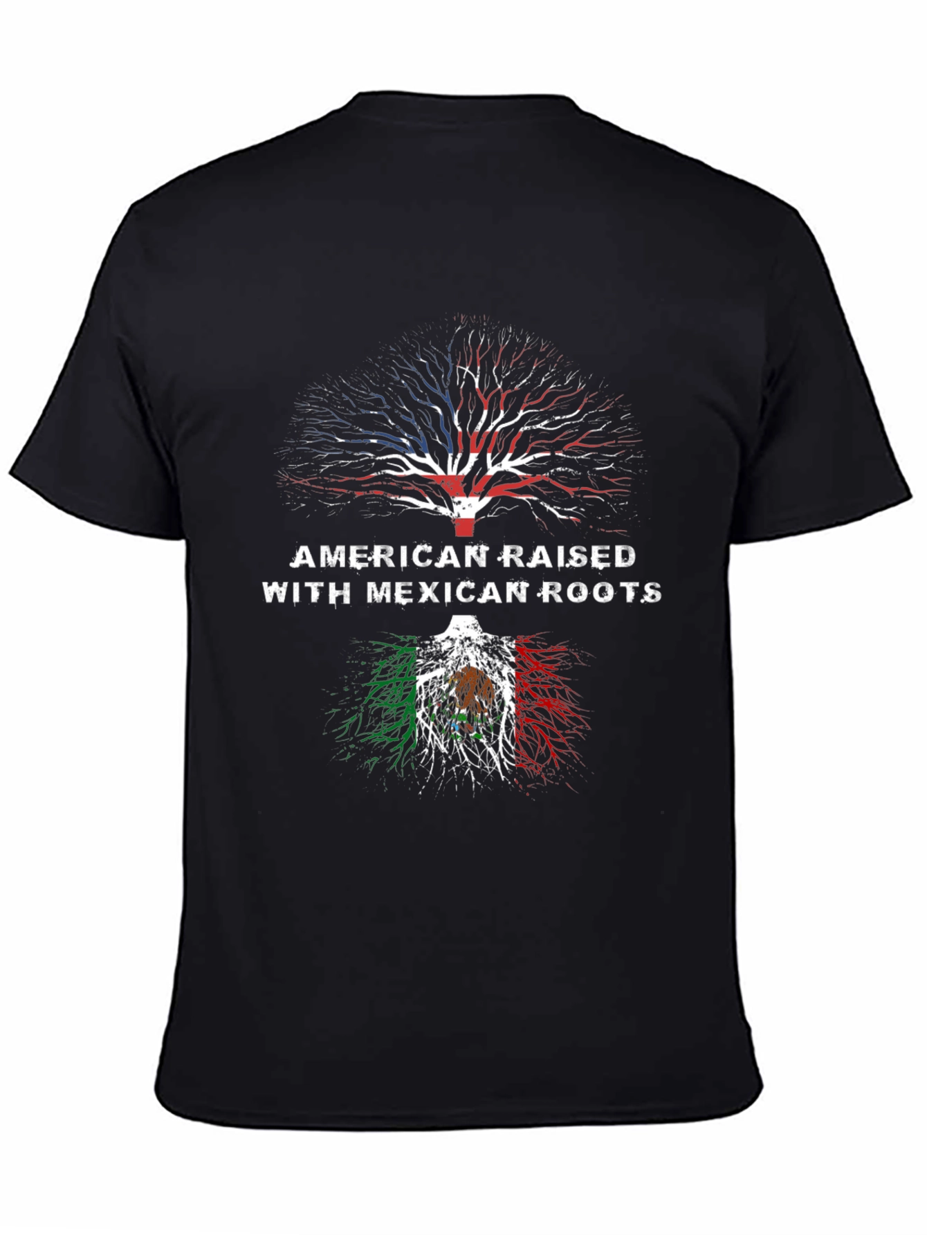 American Raised with Mexican Roots T-Shirt