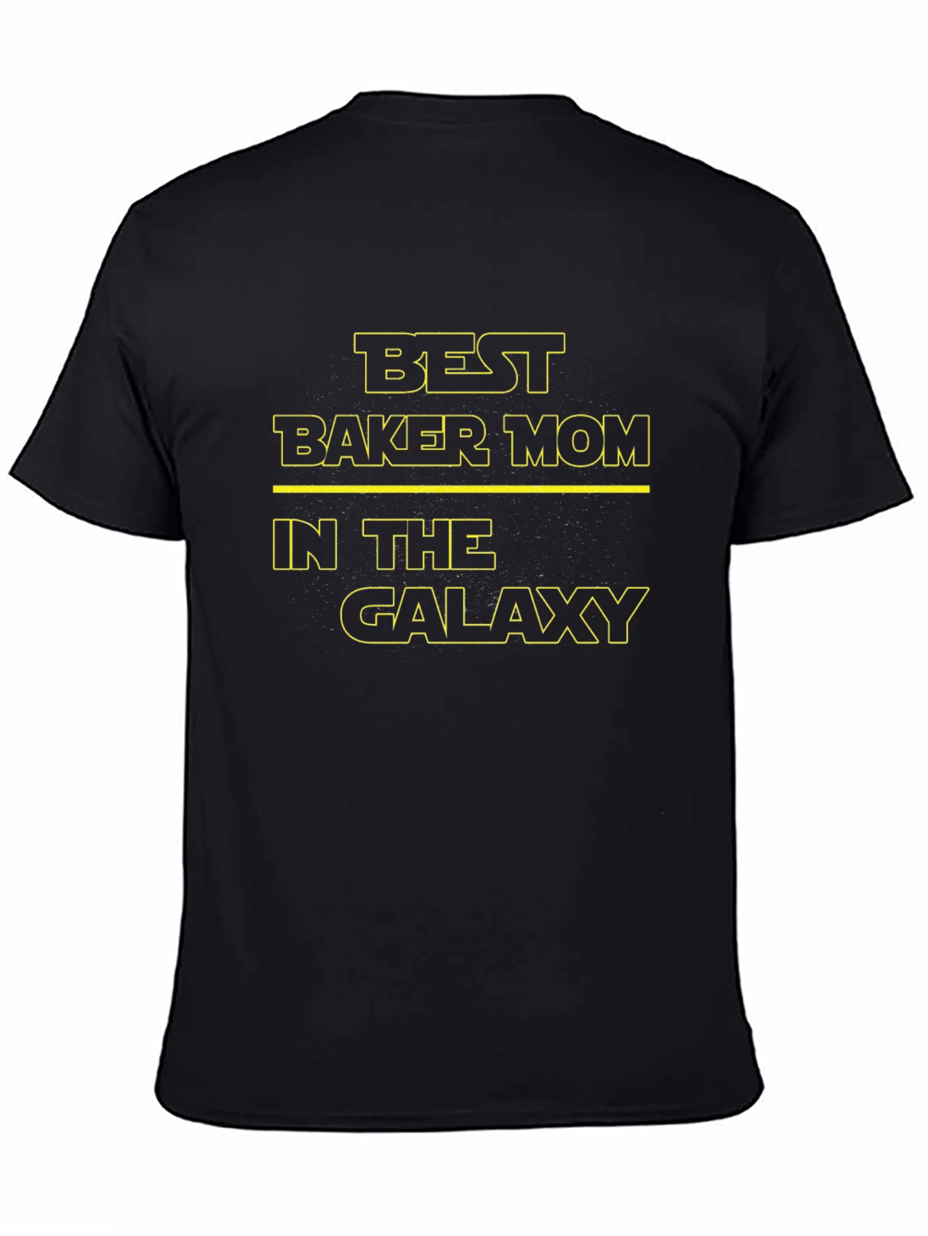 Best Baker Mom in the Galaxy T-Shirt - Black