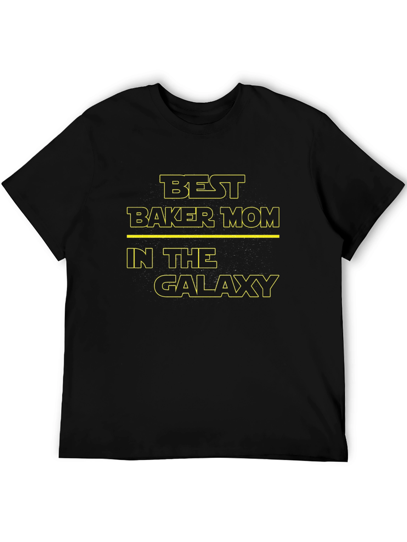 Best Baker Mom in the Galaxy T-Shirt - Black
