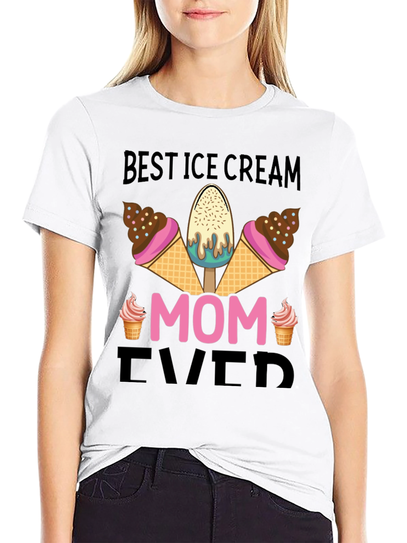 Best Ice Cream Mom Ever T-Shirt