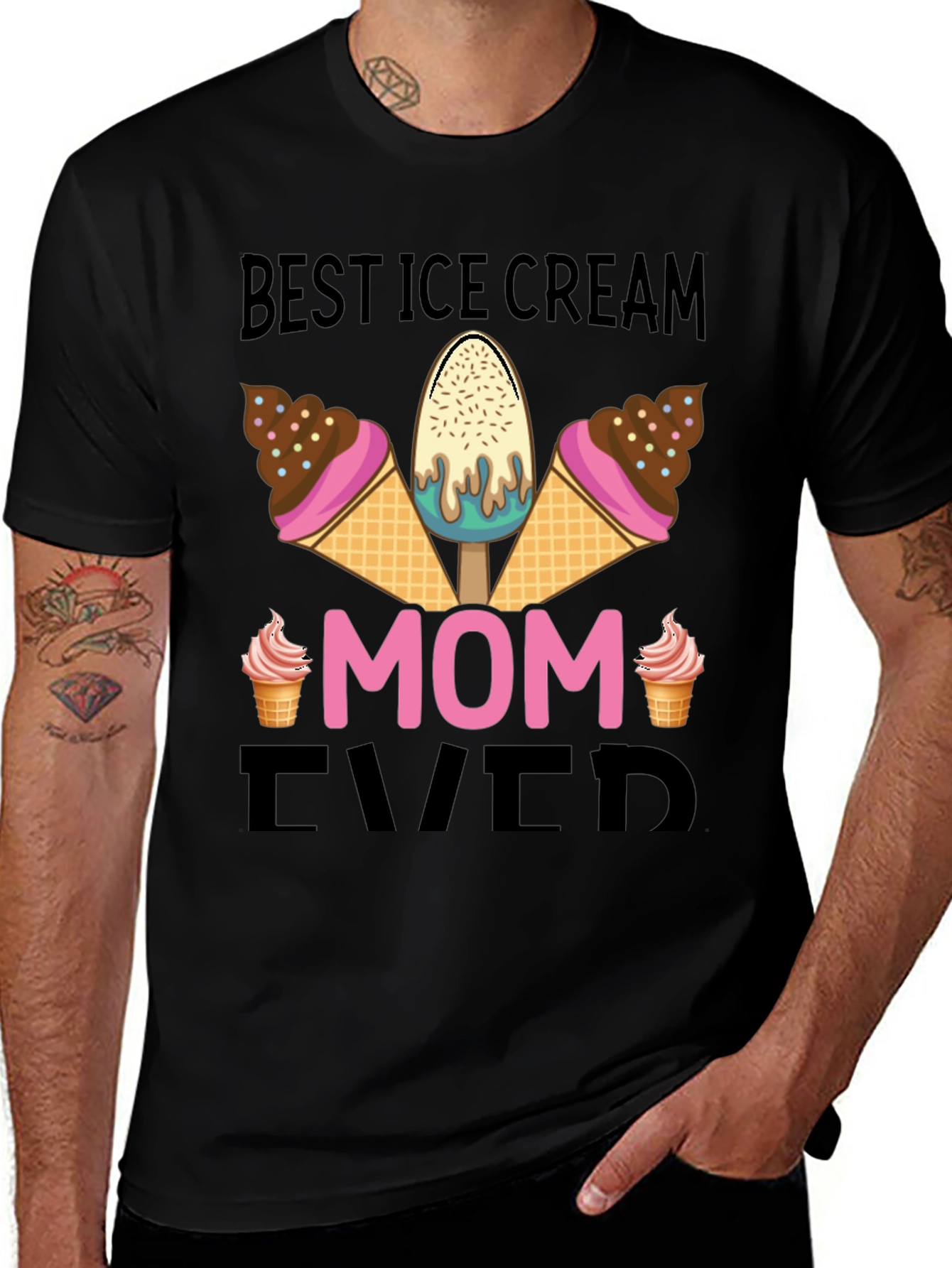 Best Ice Cream Mom Ever T-Shirt