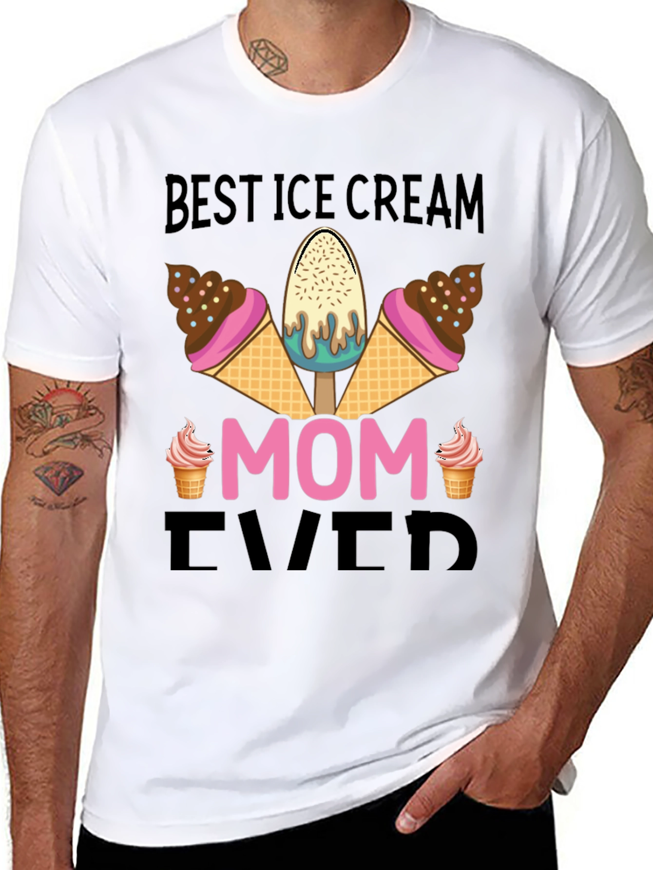 Best Ice Cream Mom Ever T-Shirt