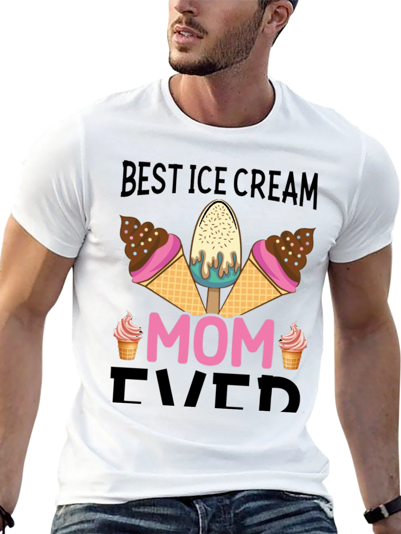 Best Ice Cream Mom Ever T-Shirt