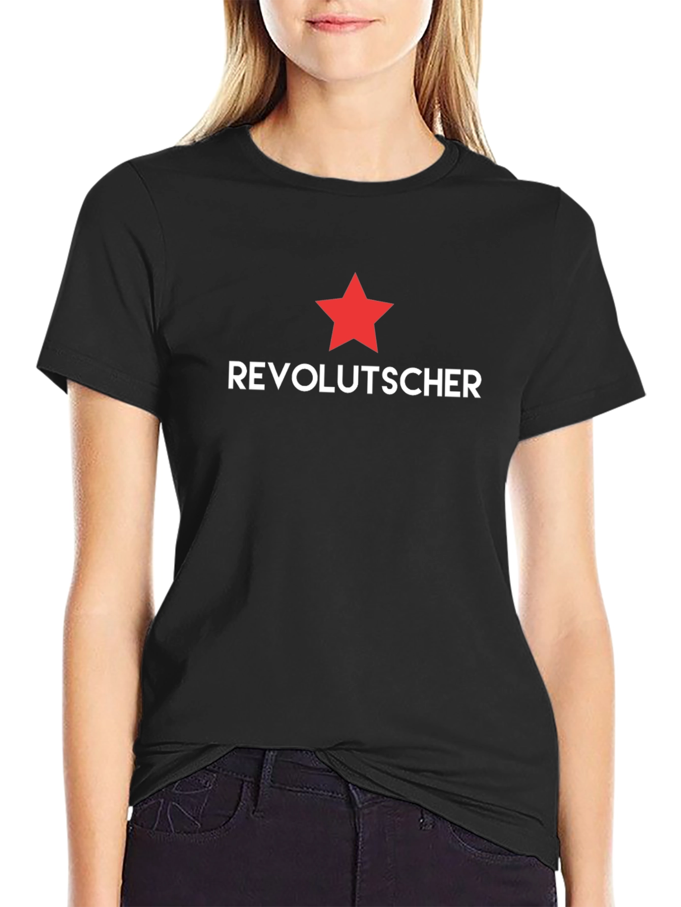 Revolutscher Star Graphic Tee - Black
