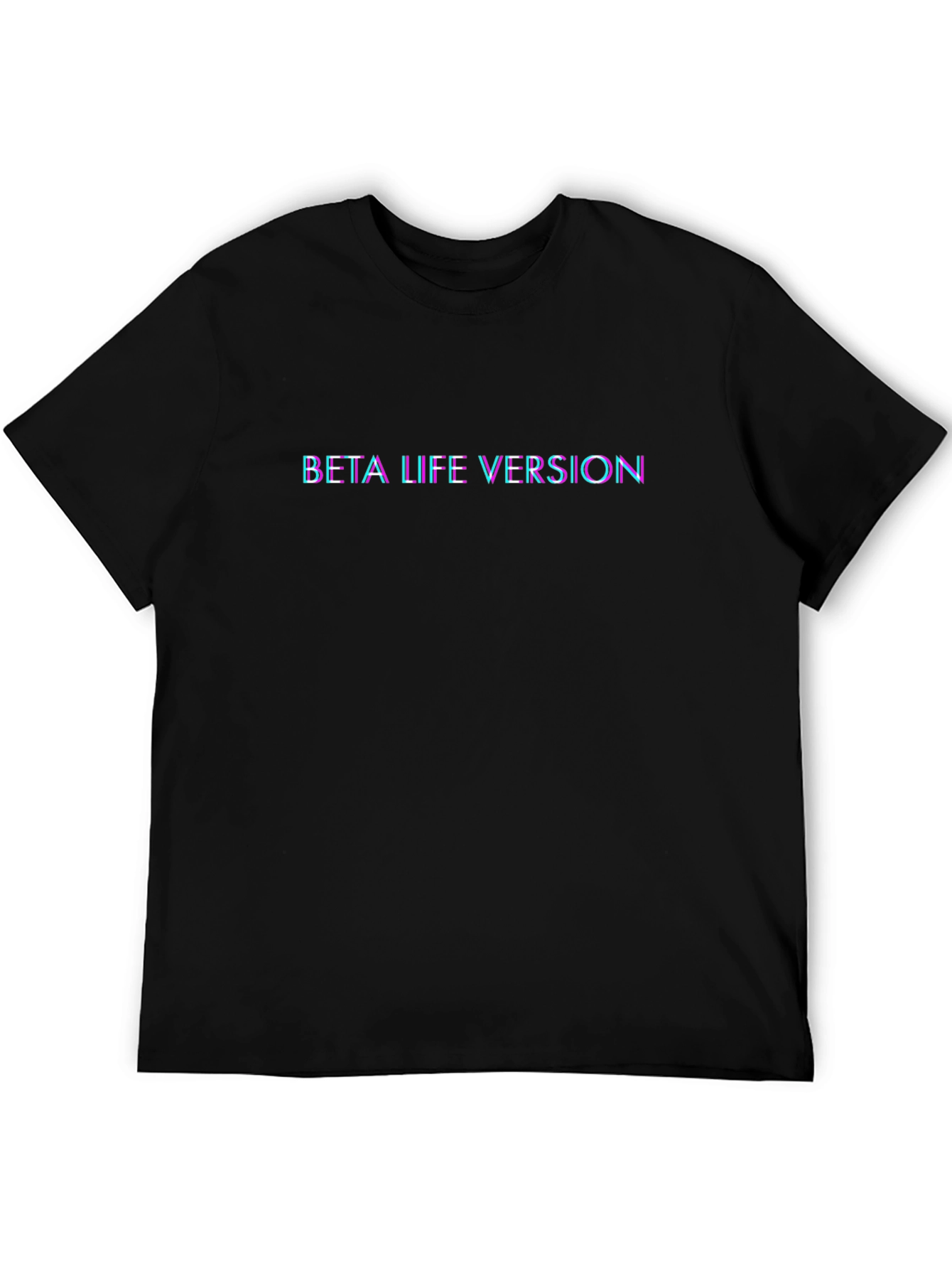Beta Life Version Tee - Black Cotton Blend