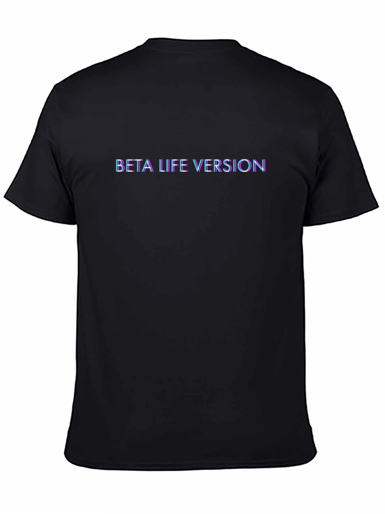 Beta Life Version Tee - Black Cotton Blend