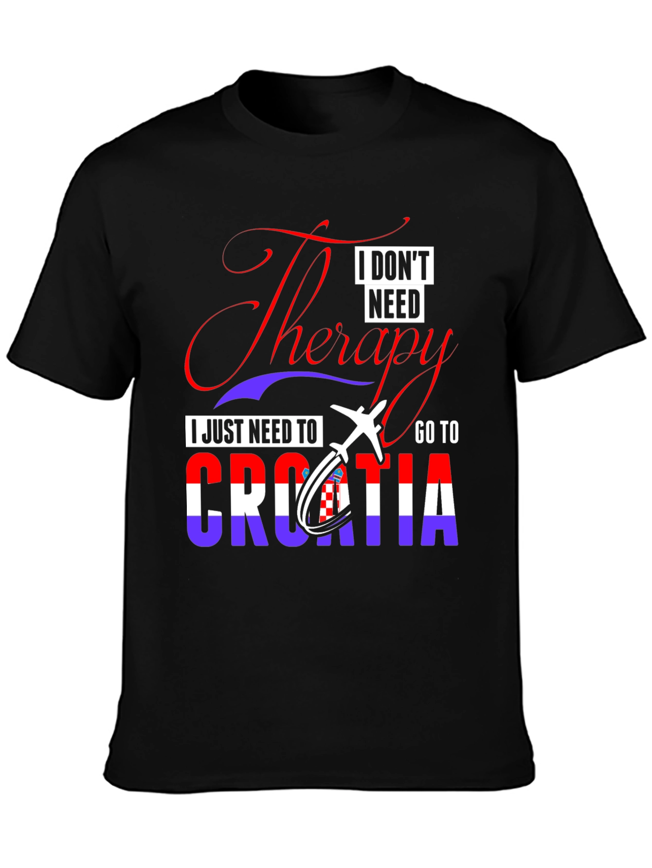 Therapy Croatia Travel T-Shirt