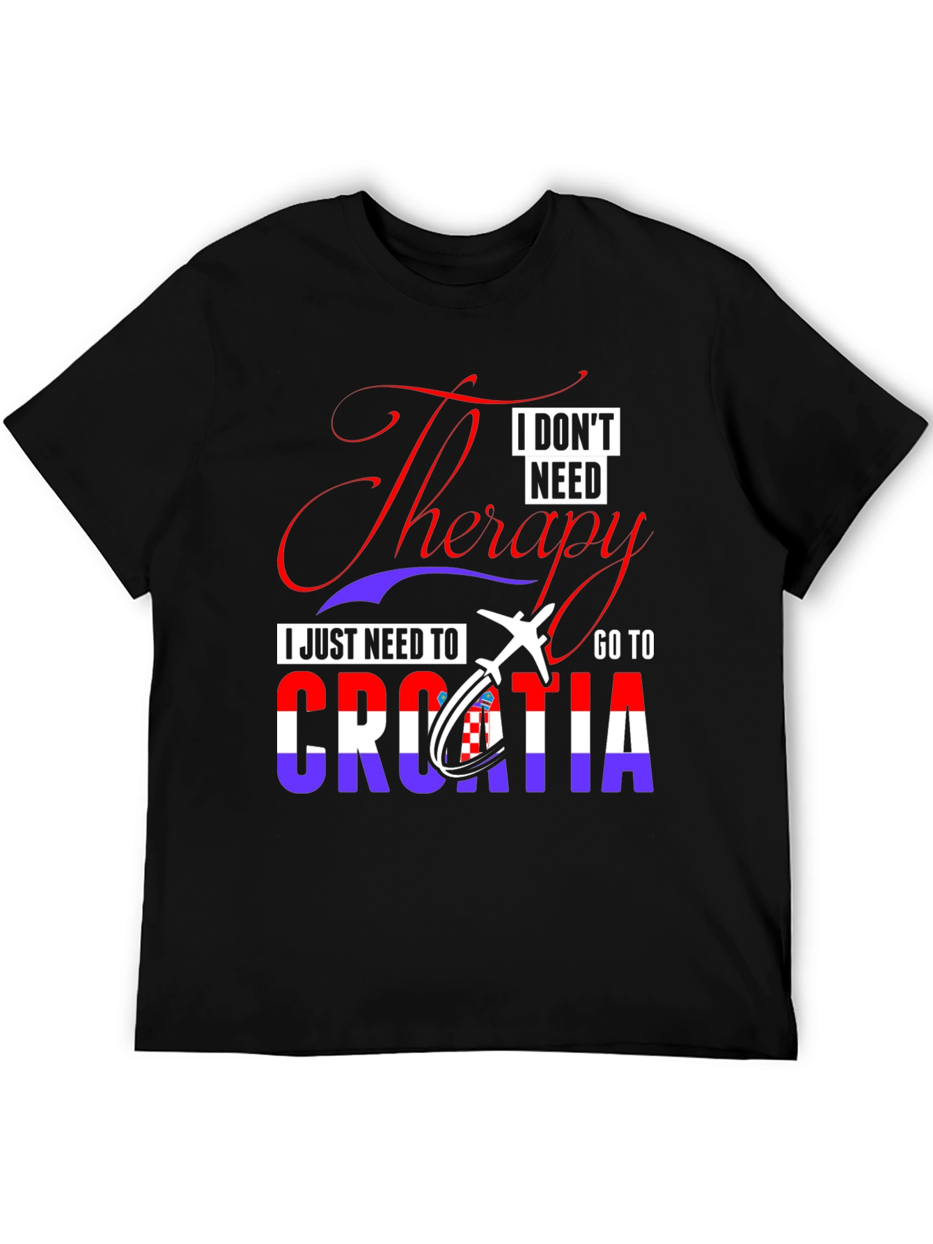 Therapy Croatia Travel T-Shirt