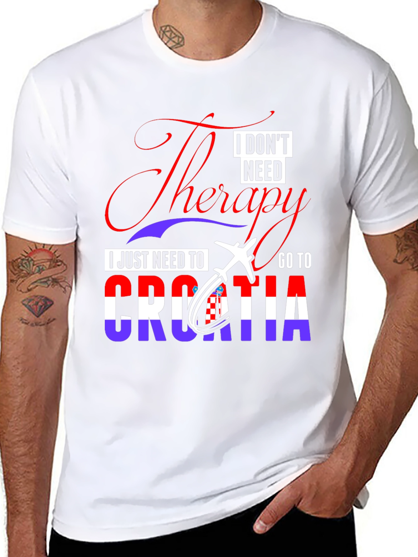 Therapy Croatia Travel T-Shirt