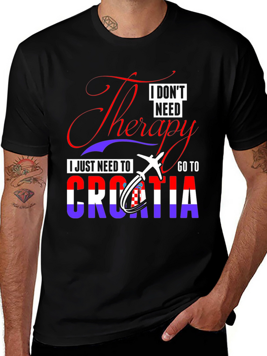Therapy Croatia Travel T-Shirt