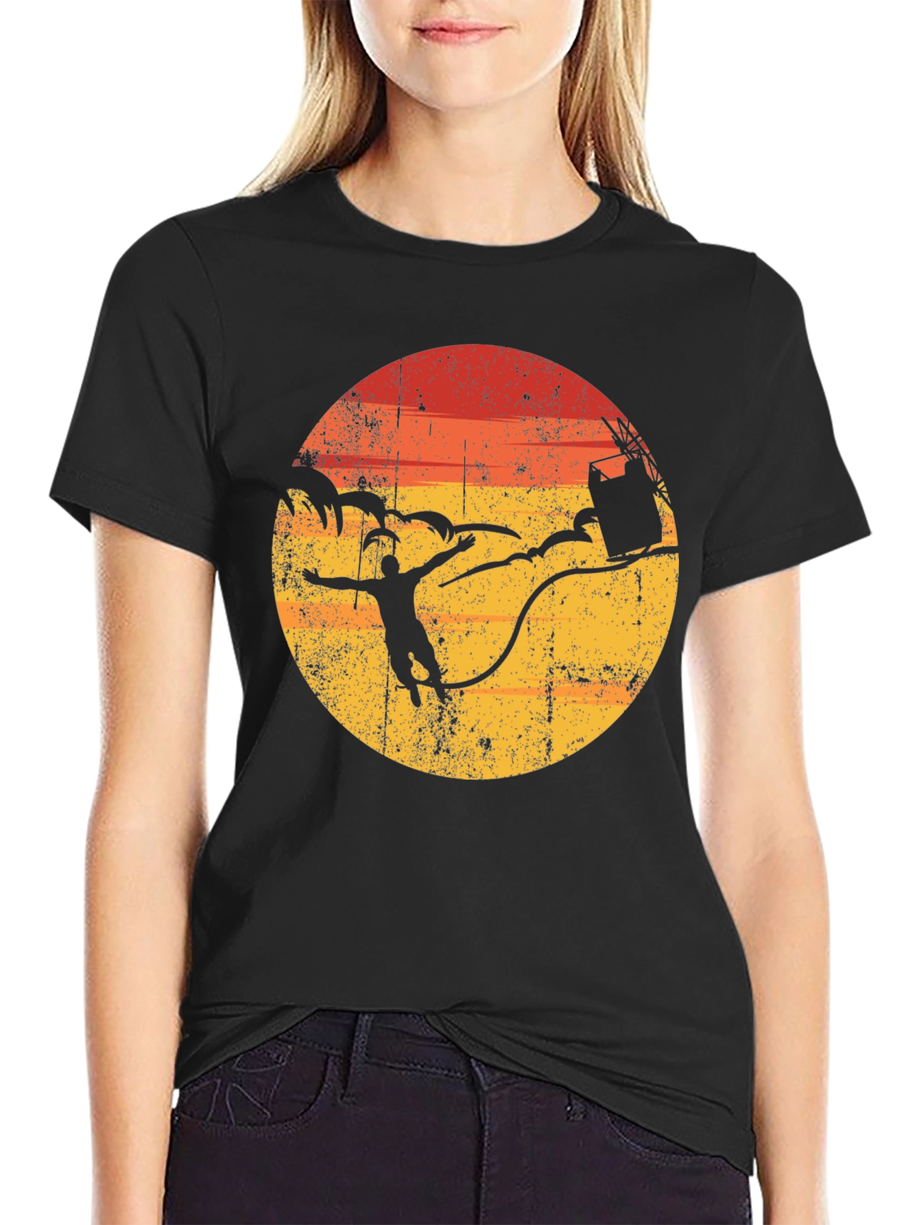 Retro Bungee Jump T-Shirt