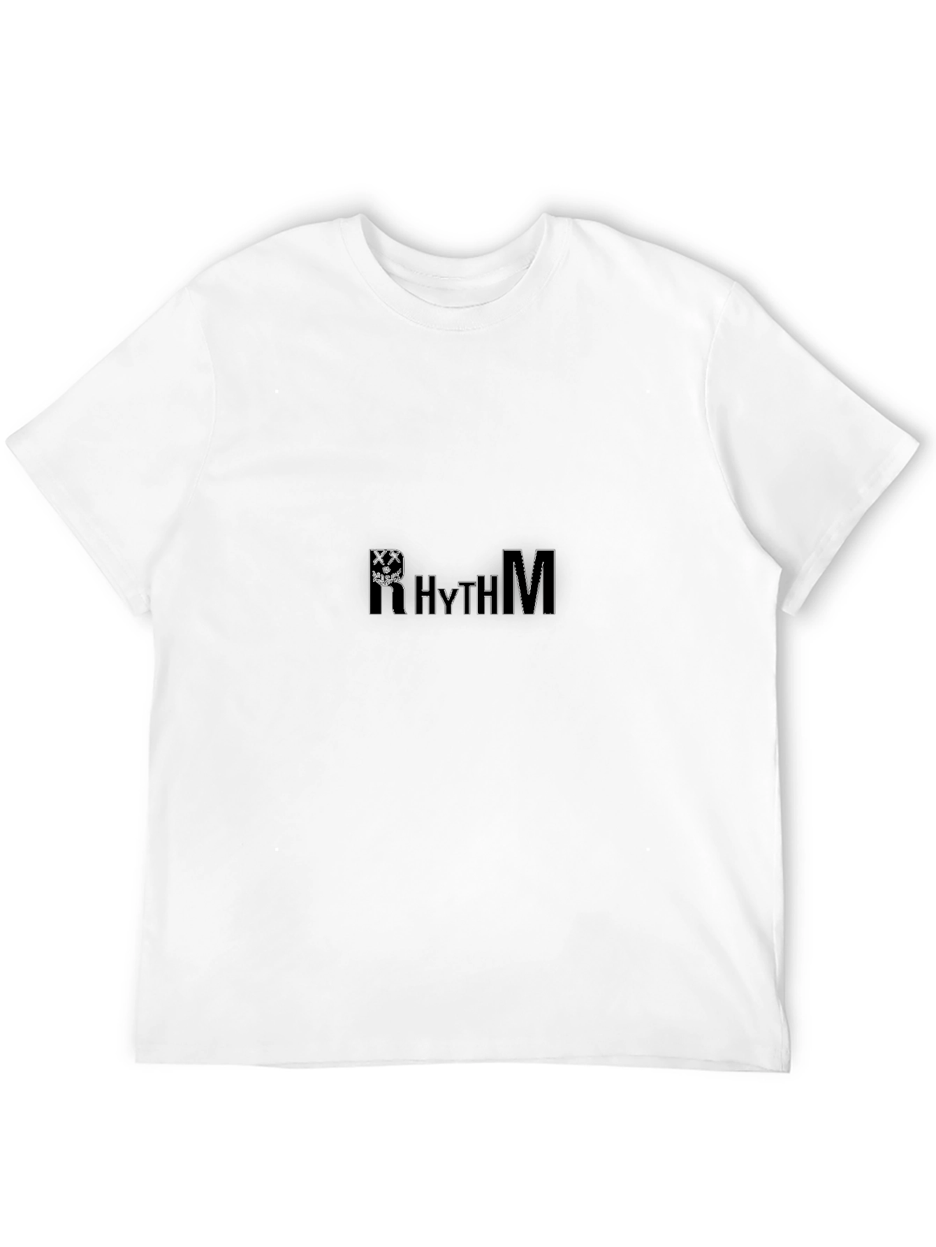 Rhythm T-Shirt - Black Cotton Blend - Graphic Tee