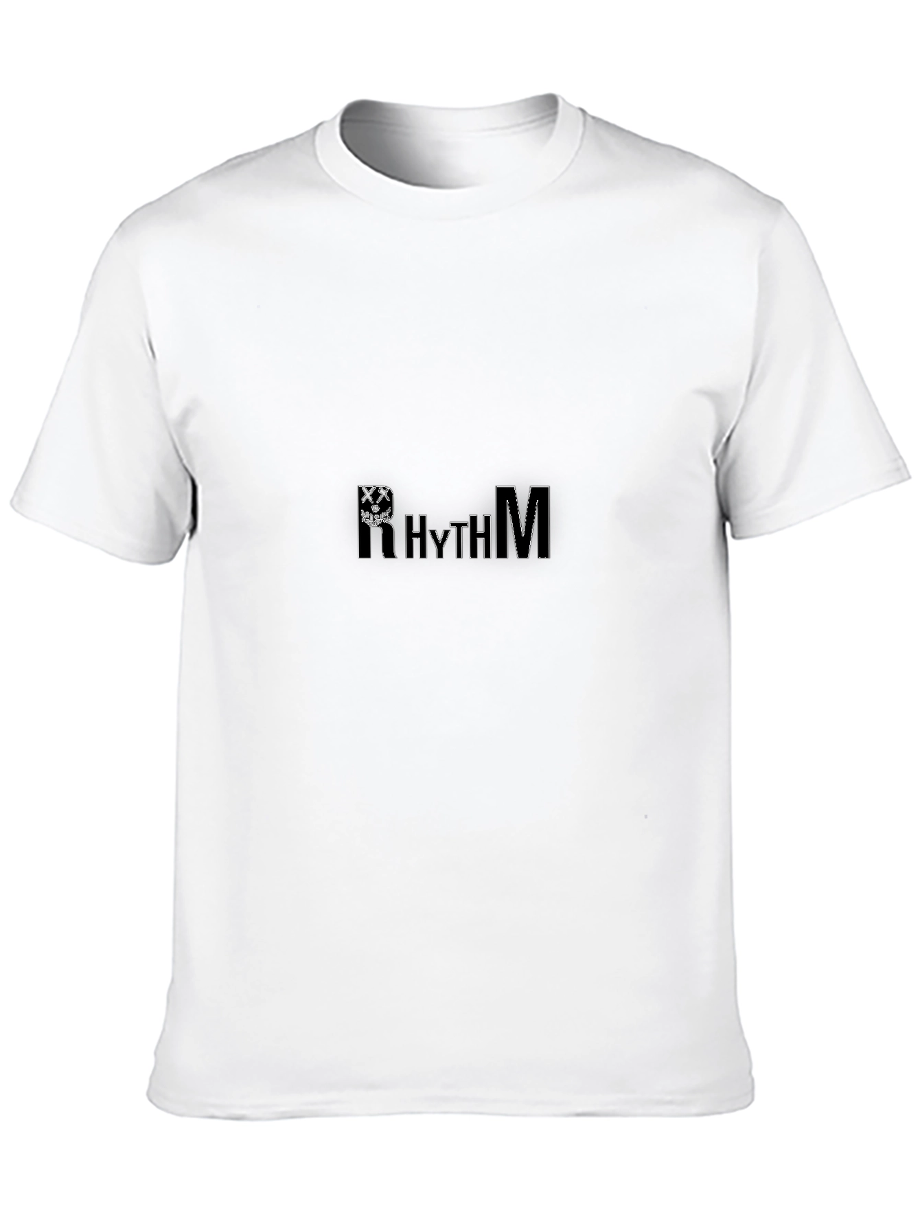 Rhythm T-Shirt - Black Cotton Blend - Graphic Tee