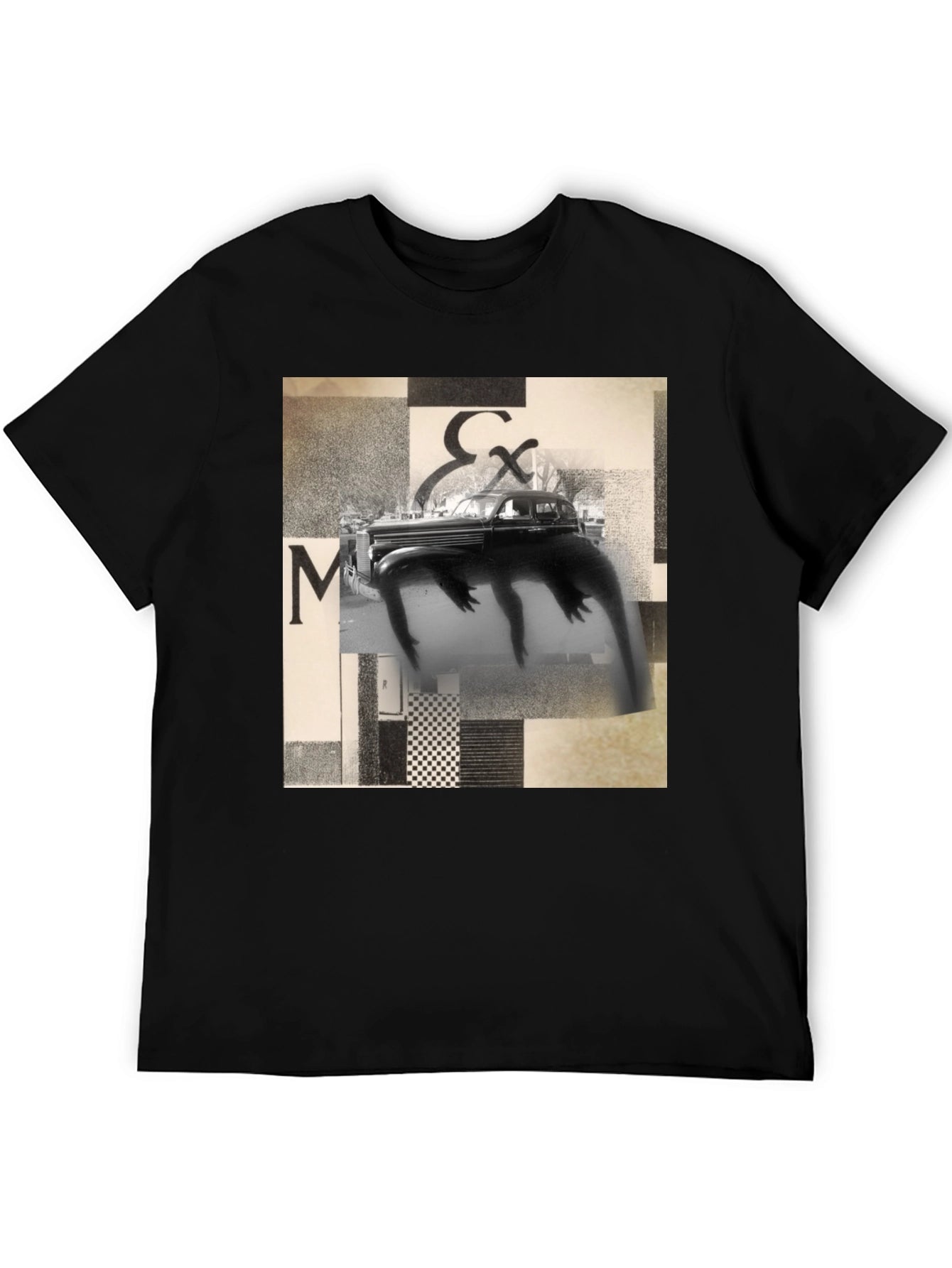 Abstract Art Black T-Shirt